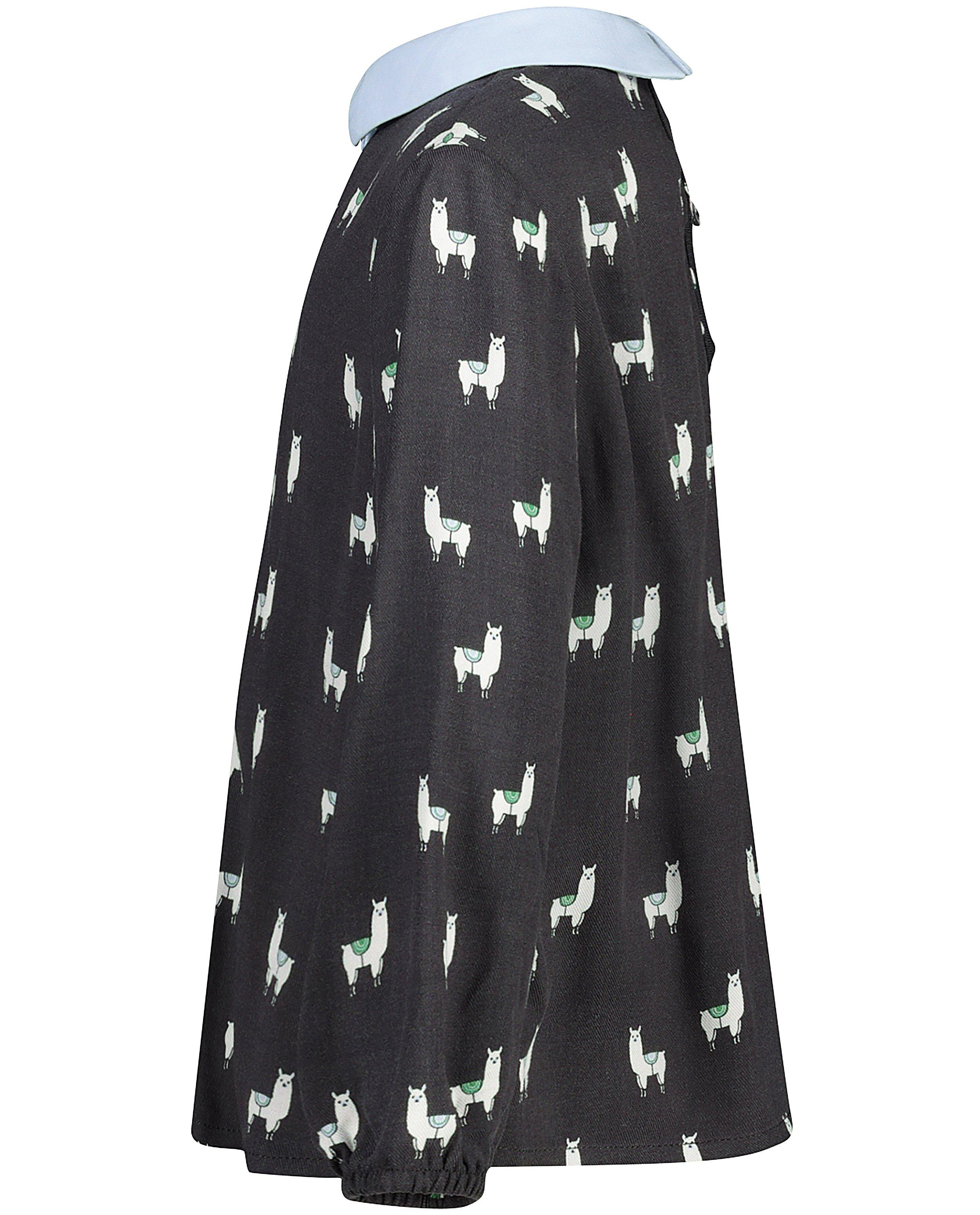 Hemden - Donkergrijze blouse met print