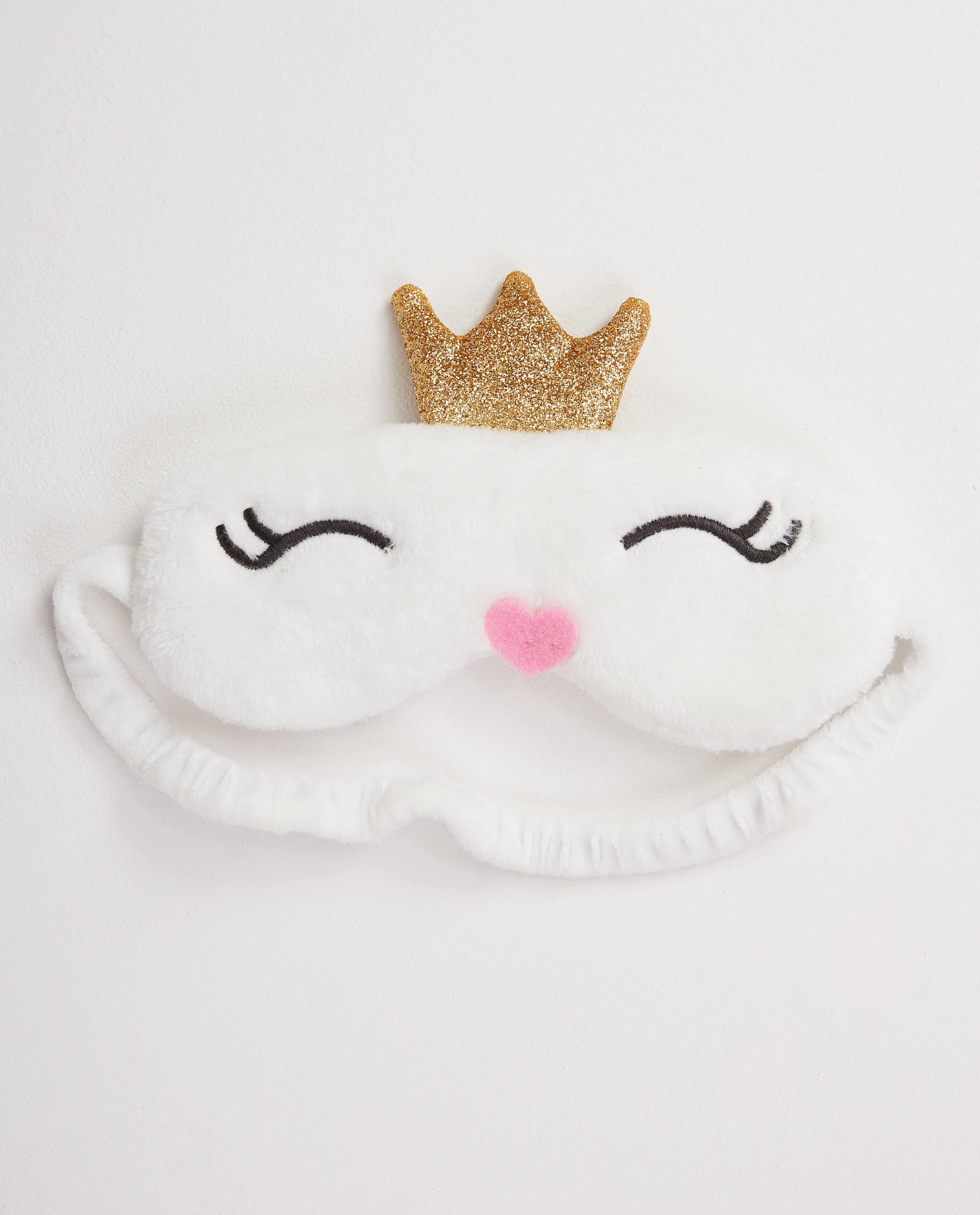 Masque de sommeil blanc - fleece - JBC