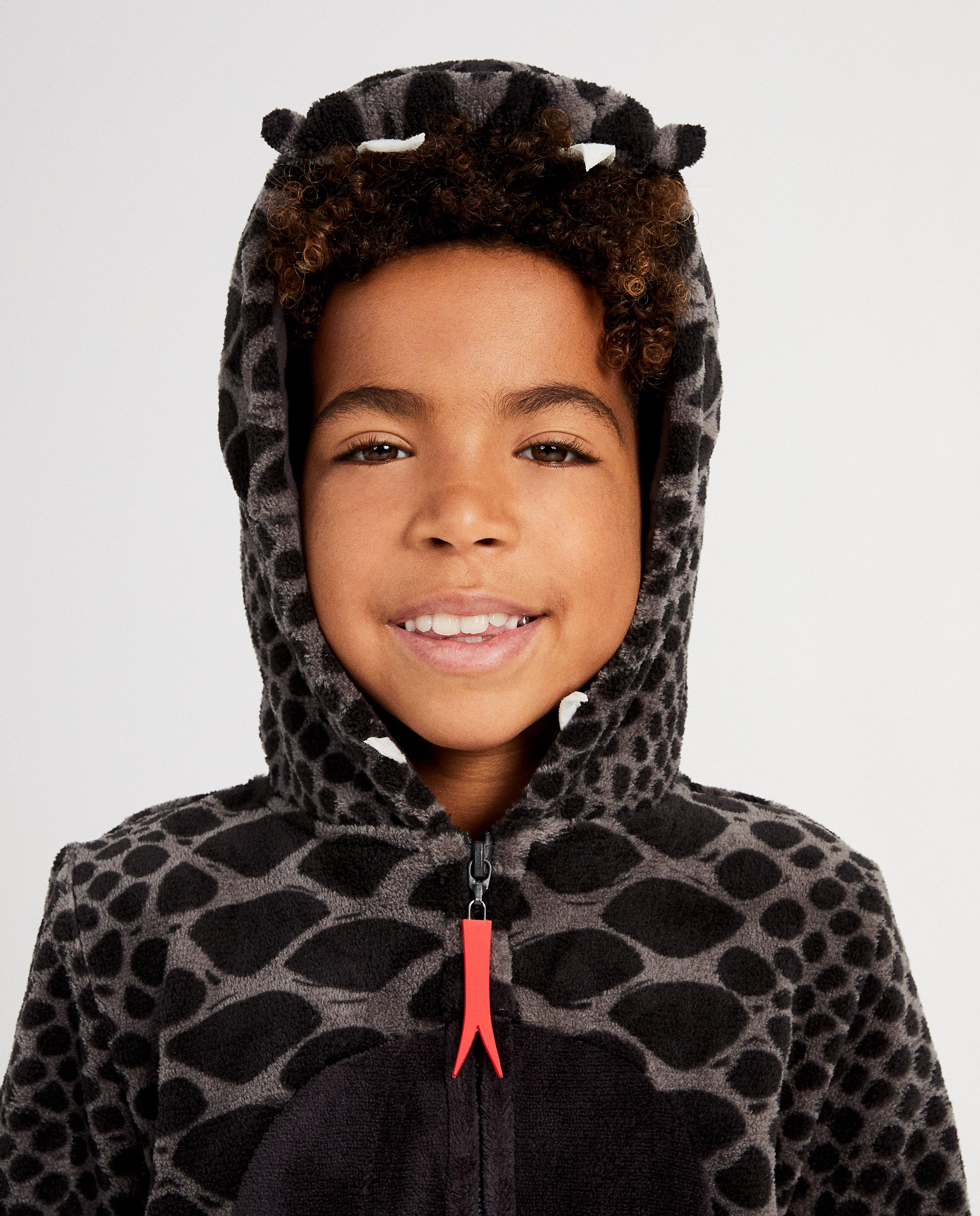 Nachtkleding - Zwarte slang onesie