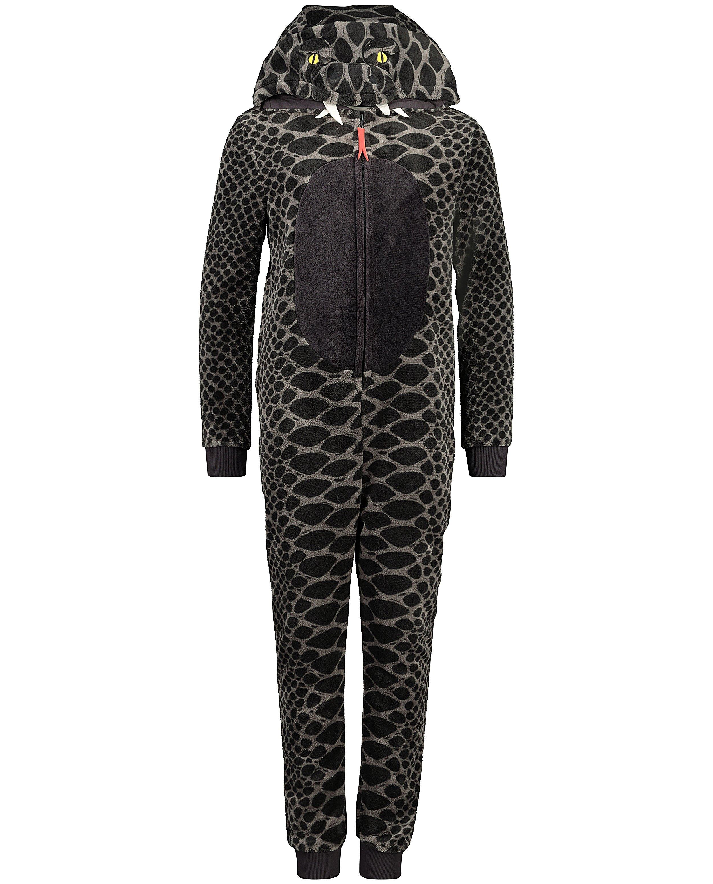 Nachtkleding - Zwarte slang onesie
