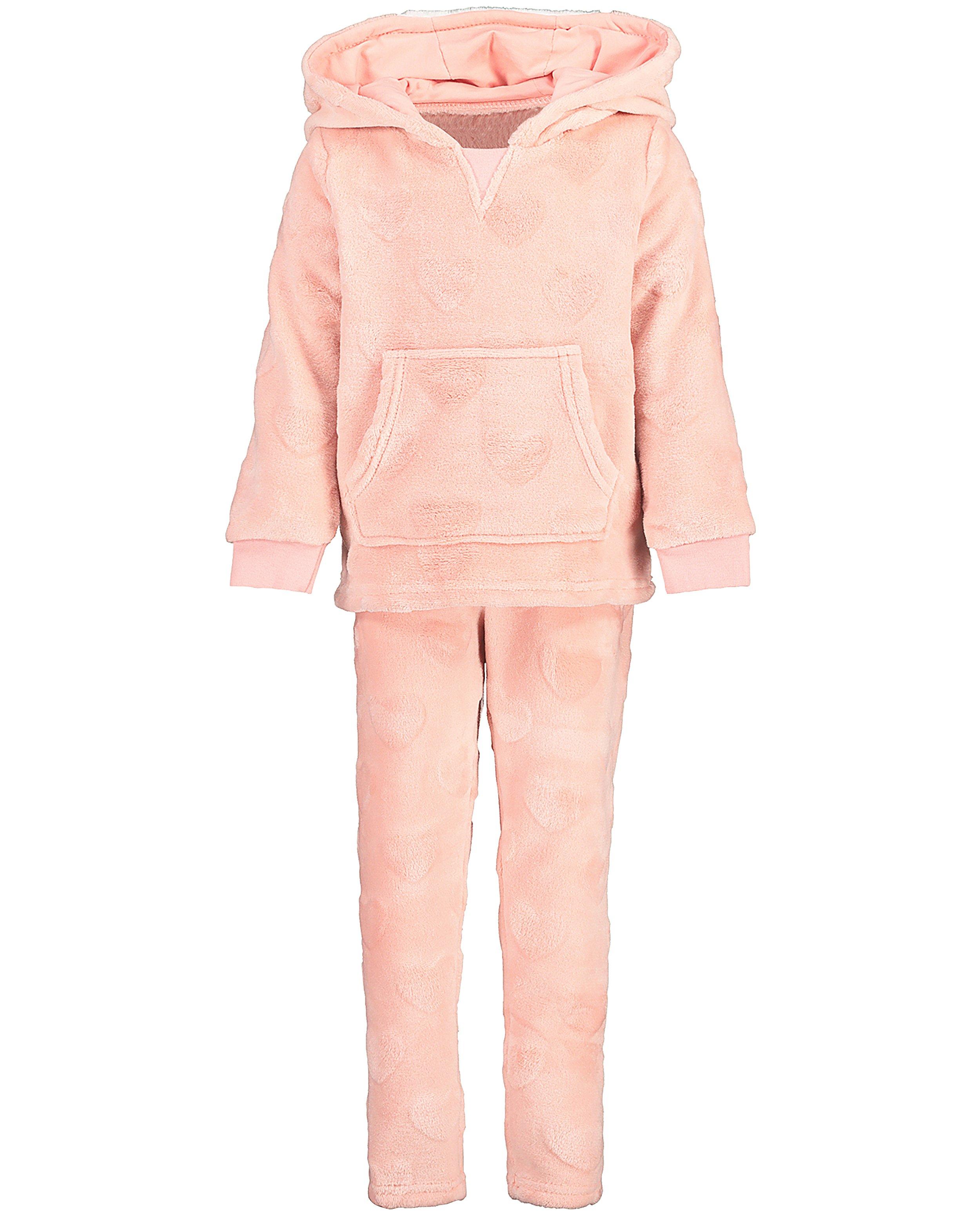 Nachtkleding - Roze faux-fur pyjama