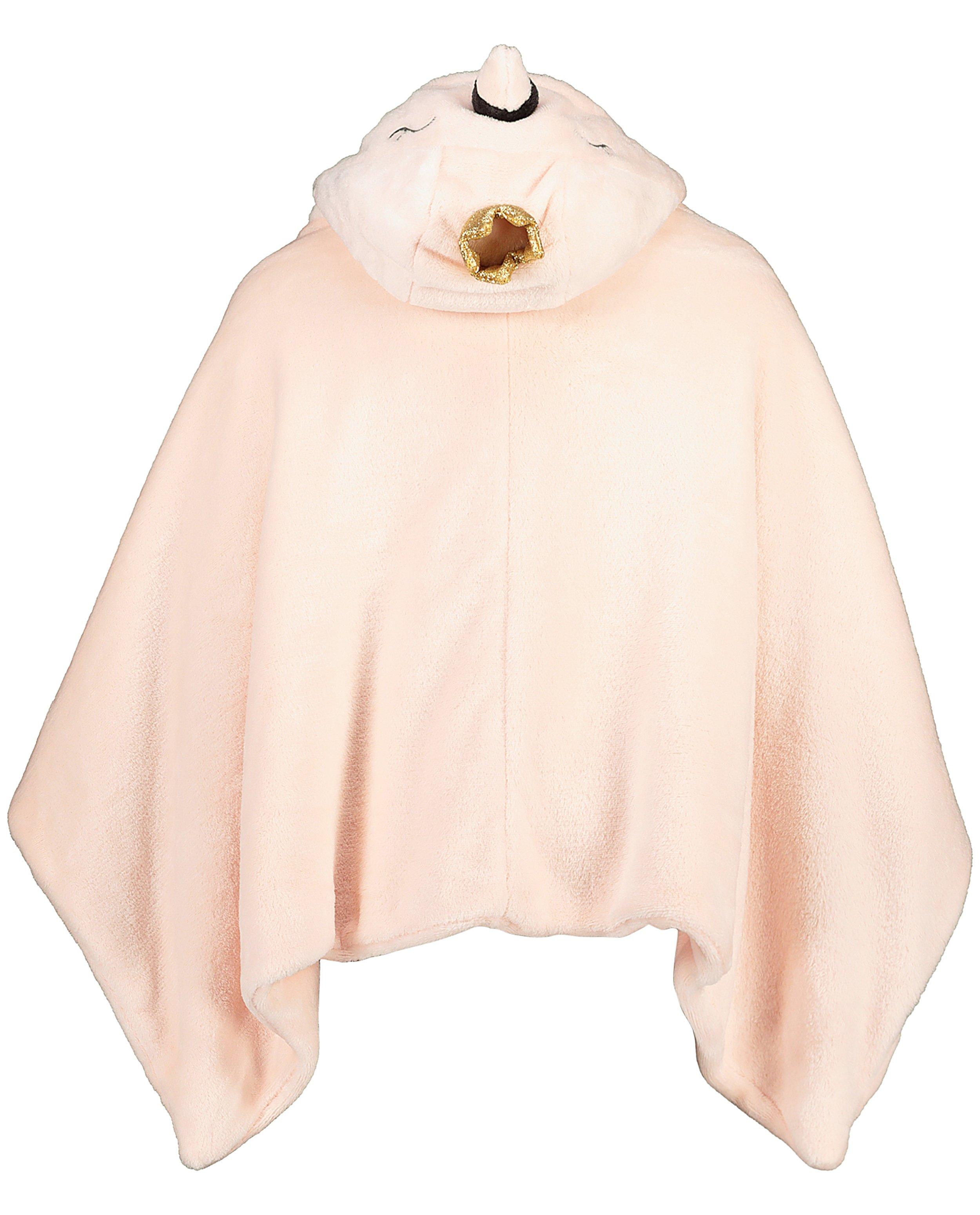 Gadgets - Lichtroze fluffy deken met kap