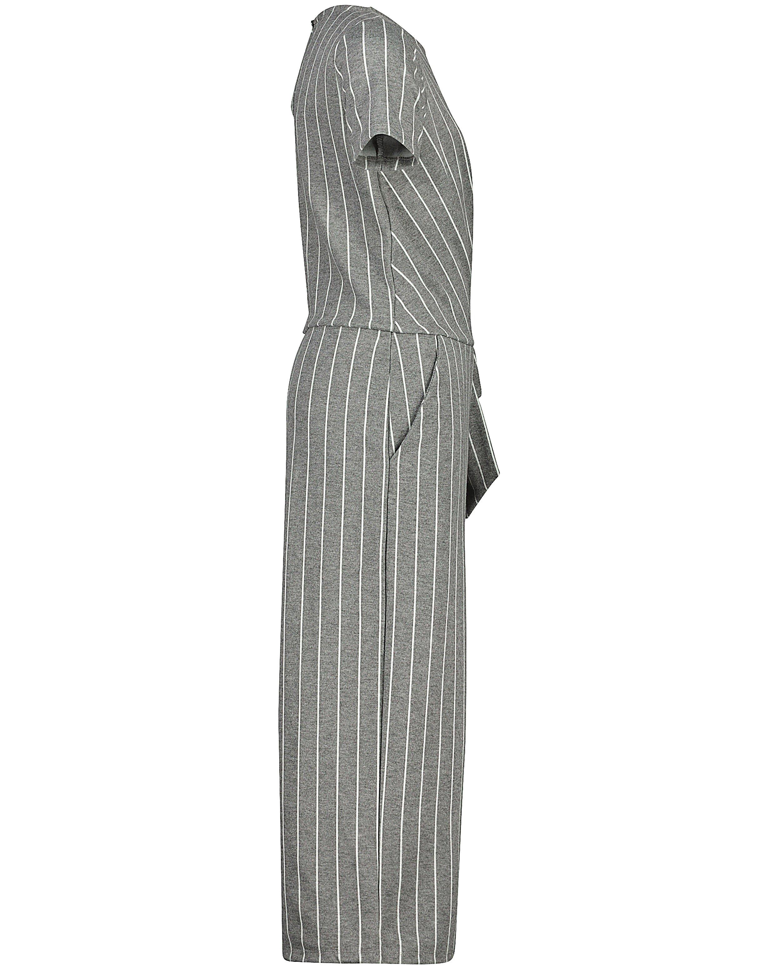 Jumpsuits - Grijze jumpsuit met witte strepen