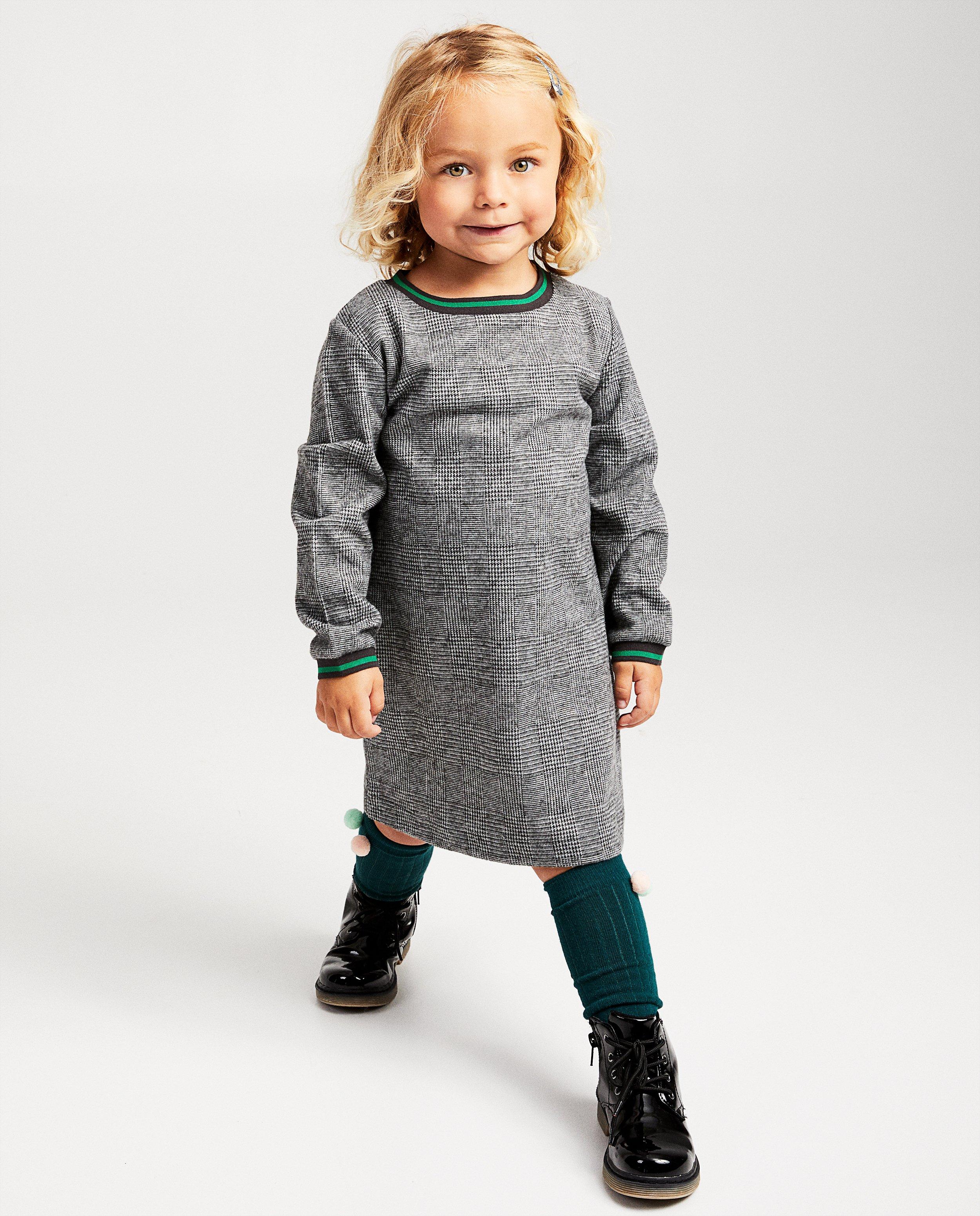 Jurk met Prince de Galles-print - allover - JBC