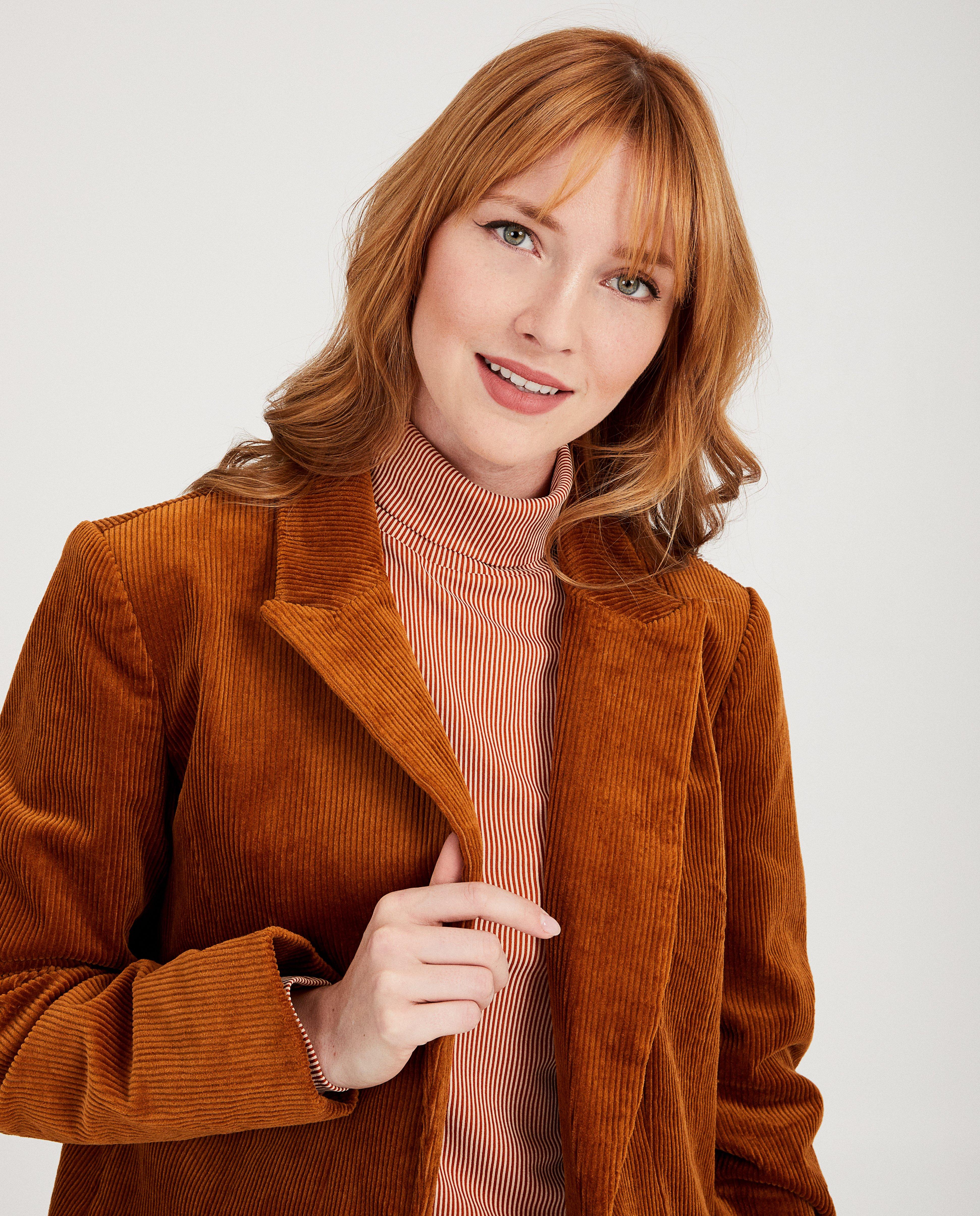 Blazers - Cognac blazer Karen Damen