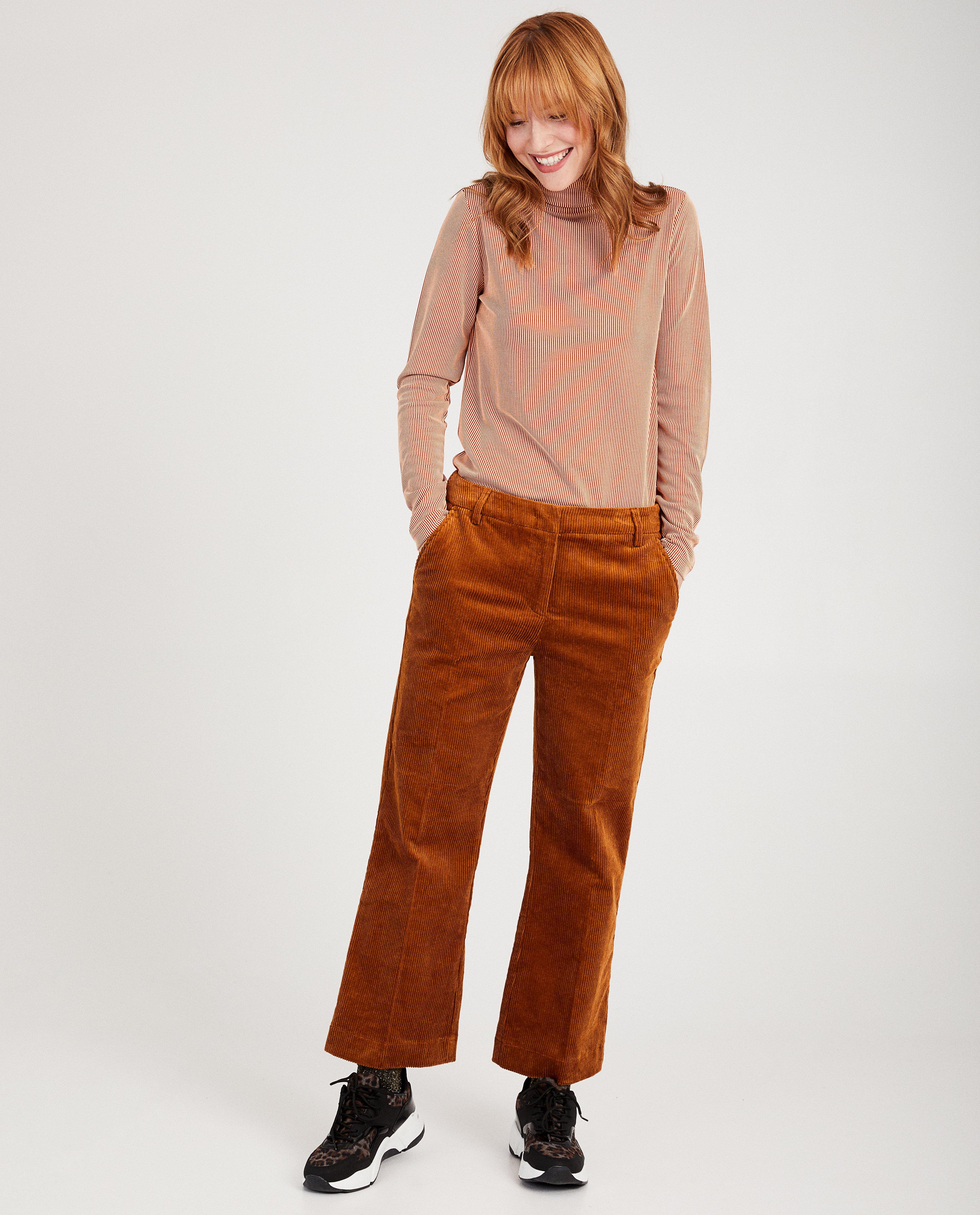 Cognac broek Karen Damen - Product Detail - bruin - afbeelding nummer 1