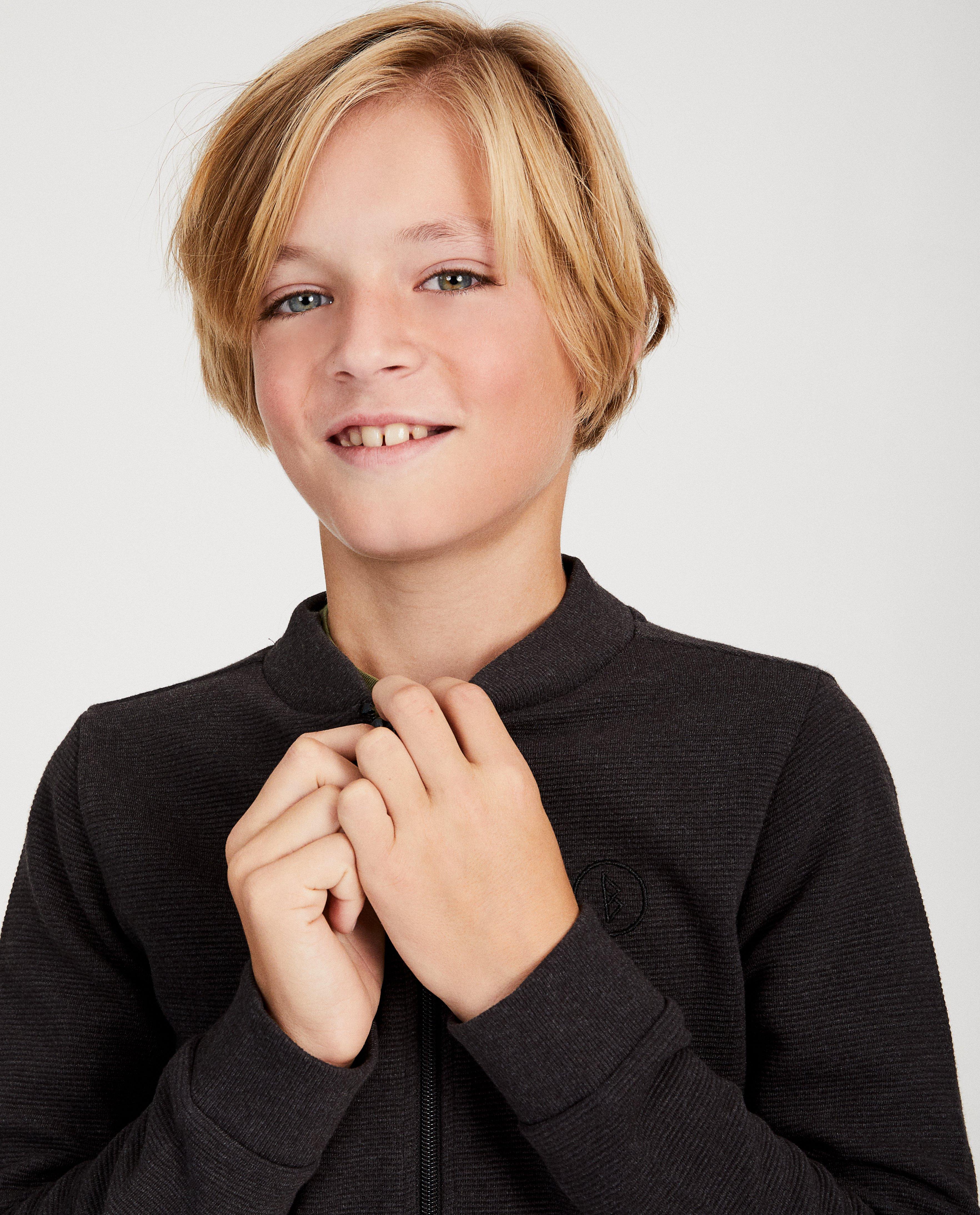 Cardigans - Zwart vest met rits BESTies