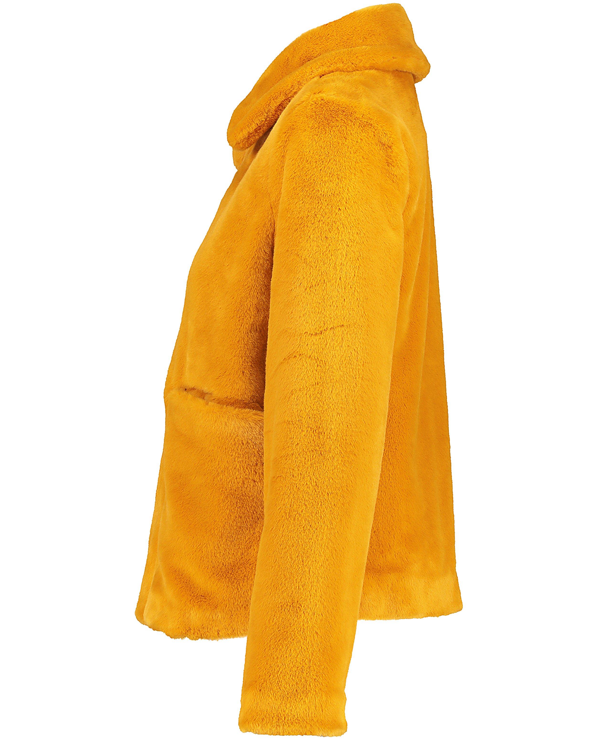 Blazers - Veste ocre, fausse fourrure Sora
