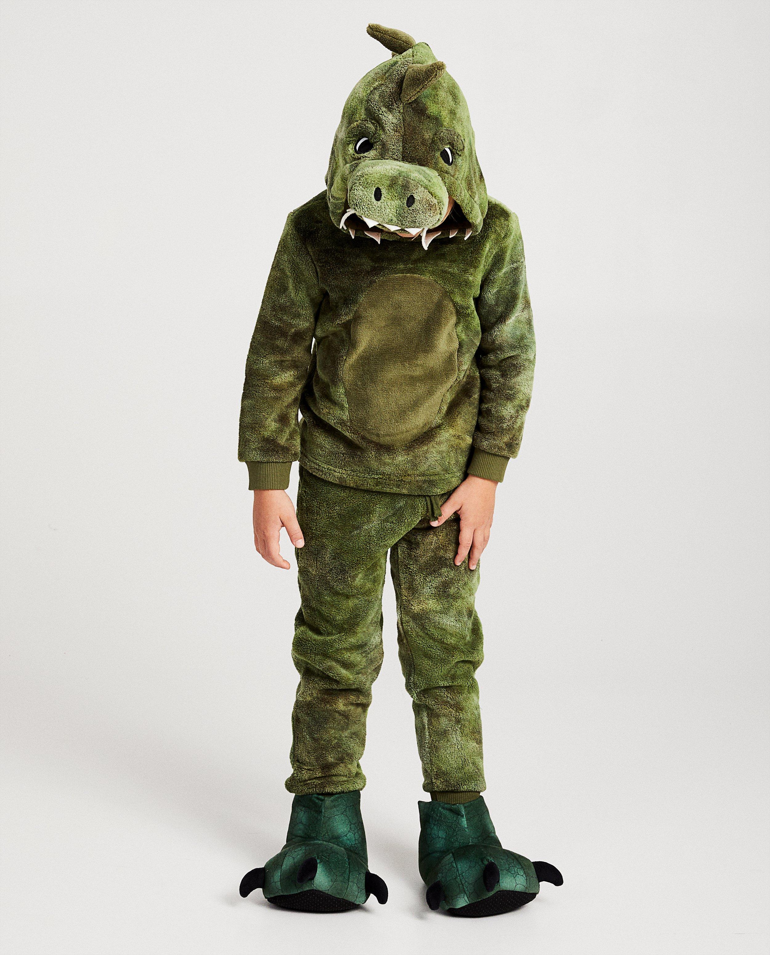 Grenouillère crocodile en fleece - verte - JBC