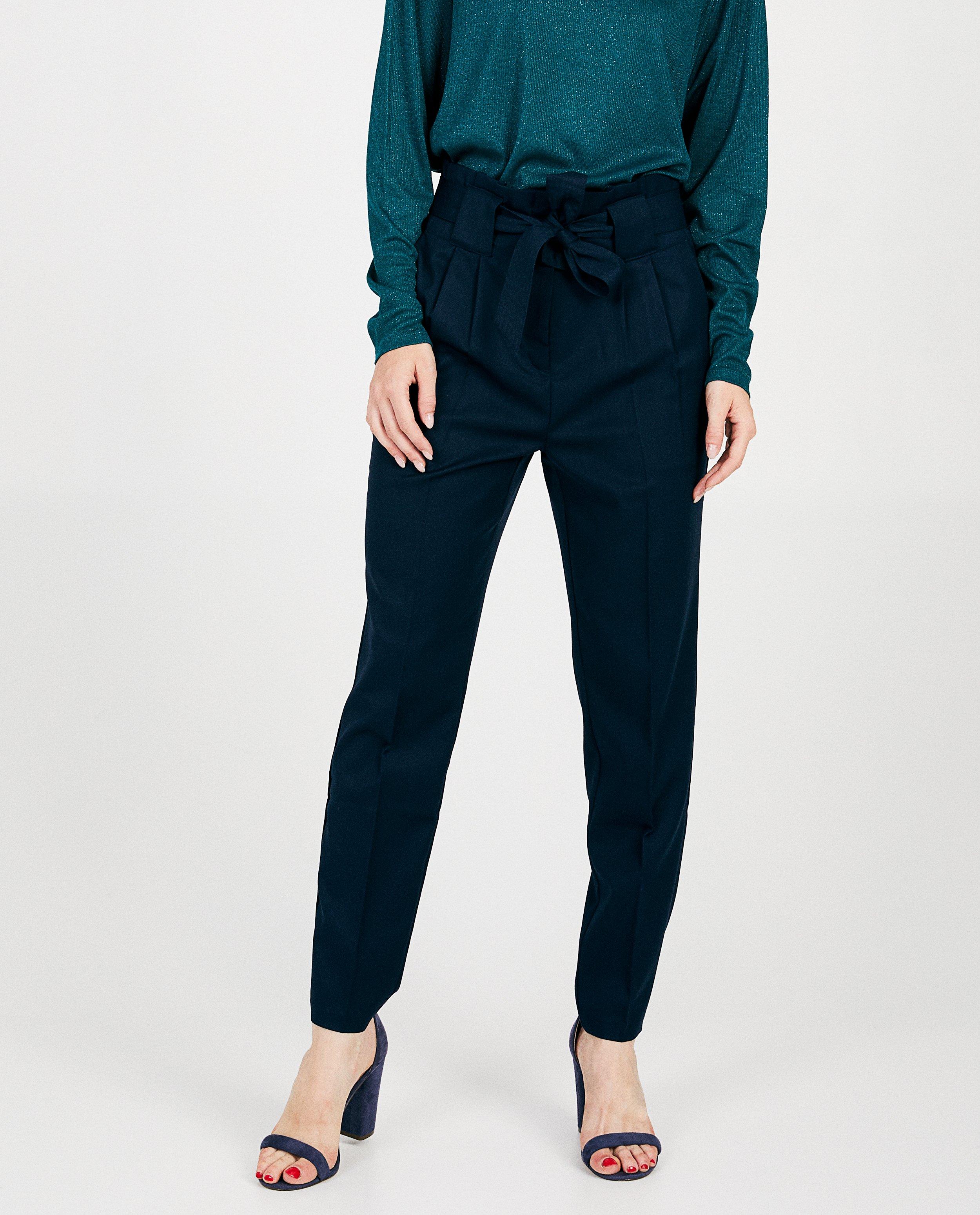 Marineblauwe broek Sora - Product Detail - donkerblauw - afbeelding nummer 2