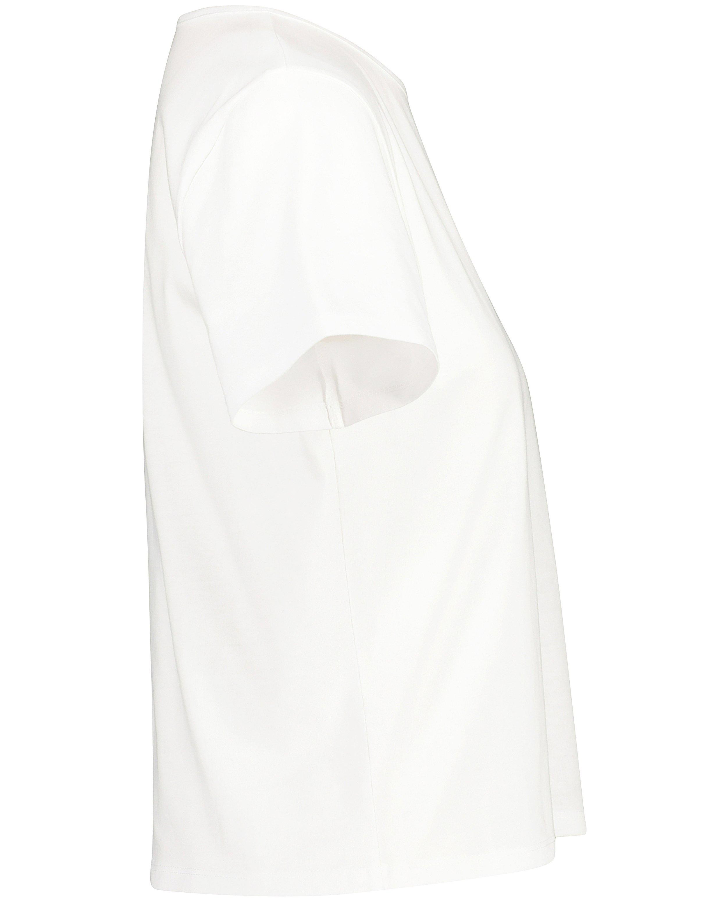 T-shirts - Witte T-shirt met quote