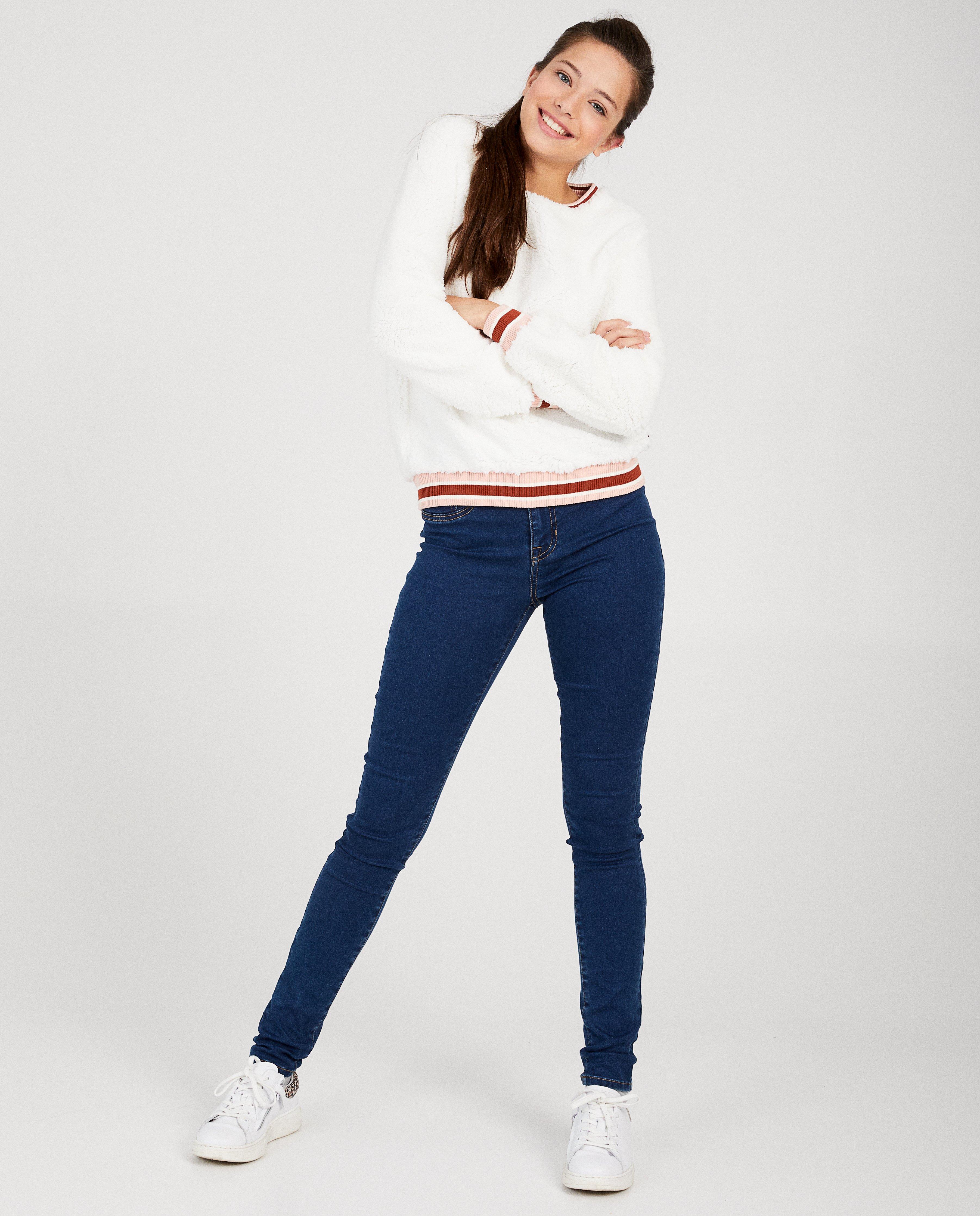 Witte faux-fur trui - faux-fur - Groggy
