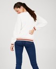 Sweaters - Witte faux-fur trui