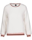 Sweaters - Witte faux-fur trui