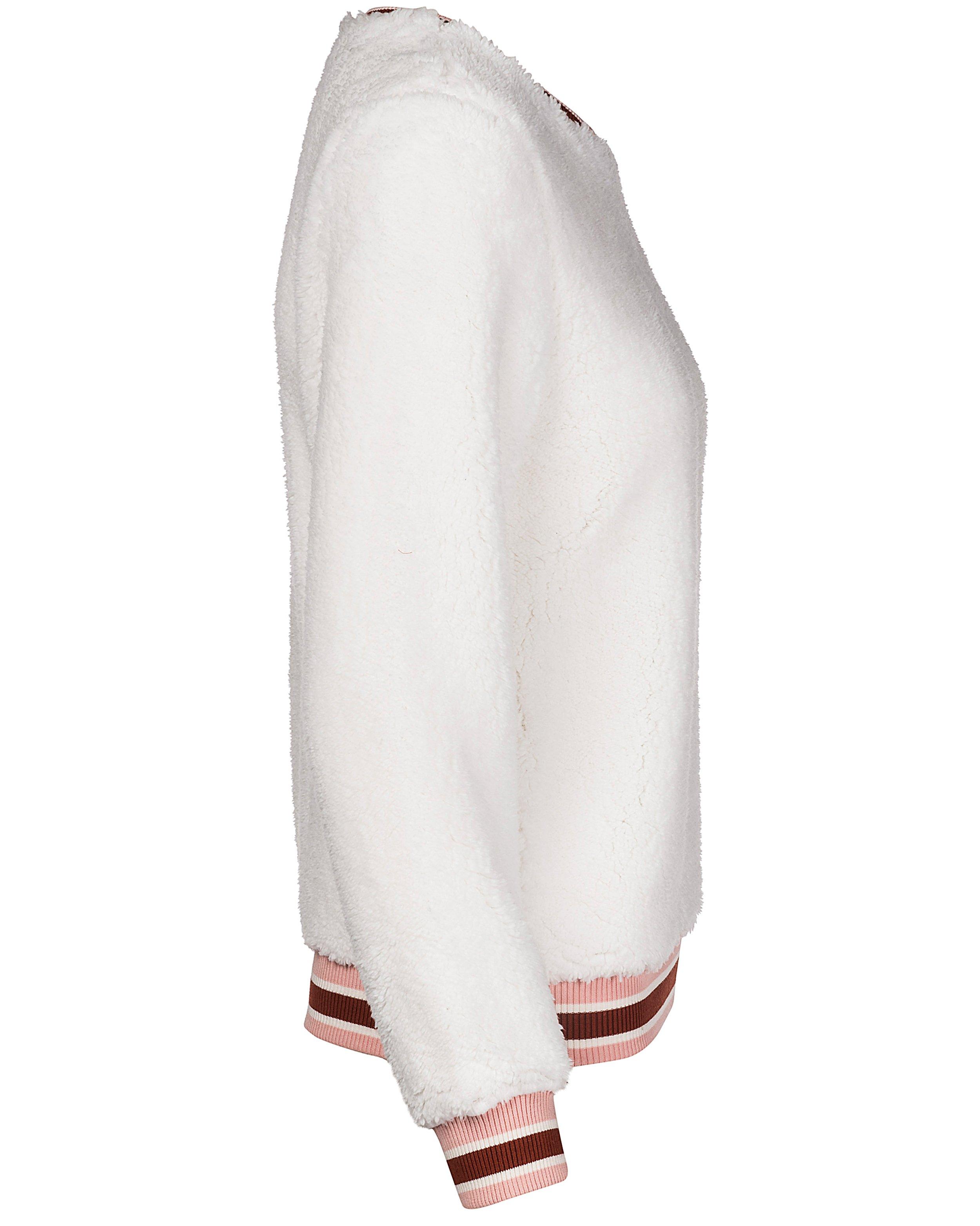 Sweaters - Witte faux-fur trui