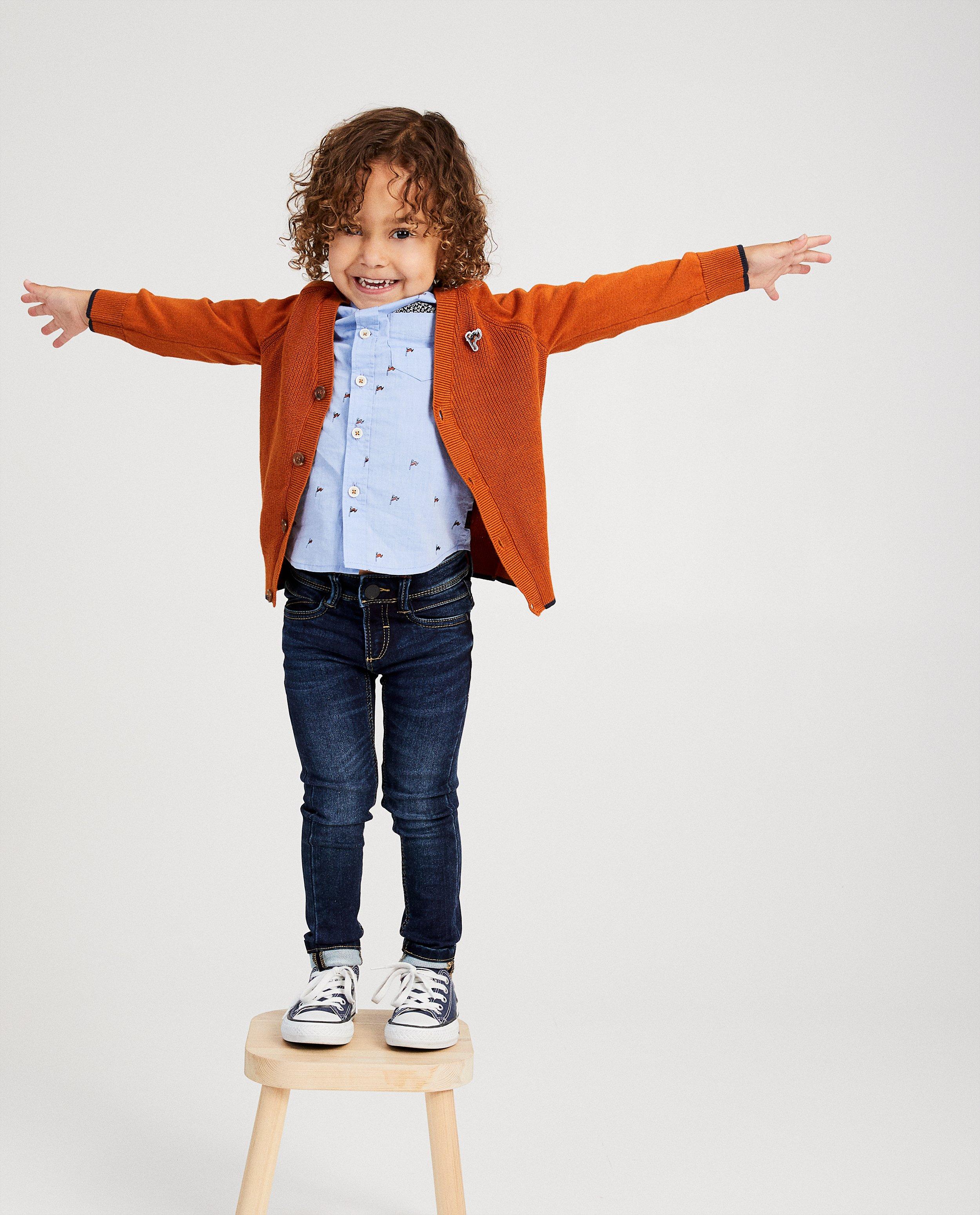 Gilet rouille Samson - fin tricot - Fred & Samson