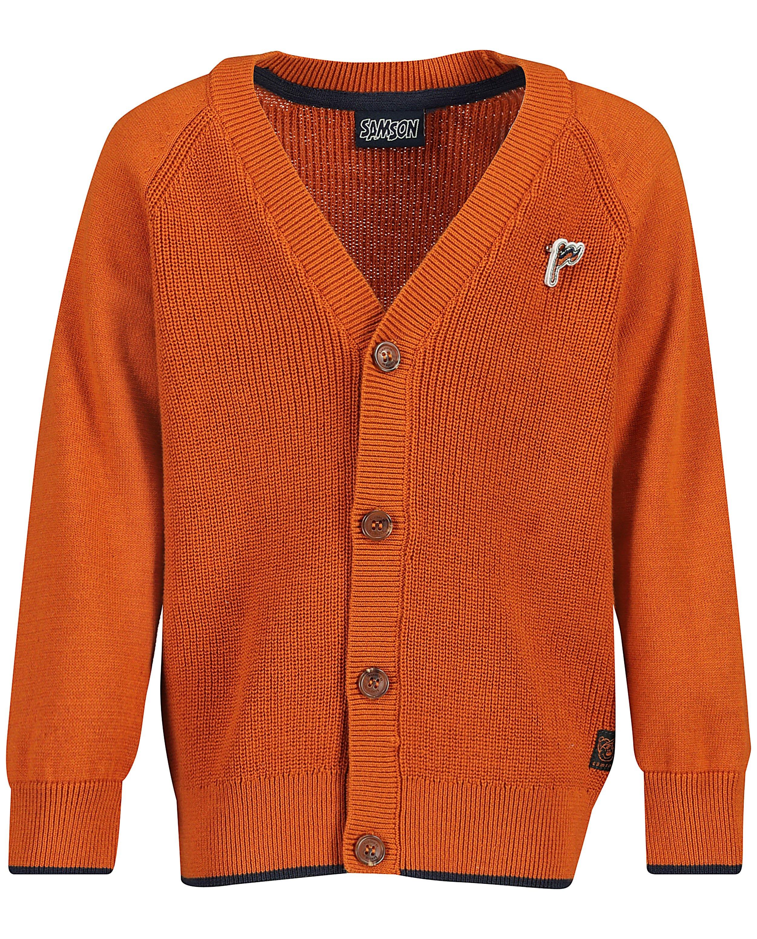 Cardigans - Gilet rouille Samson