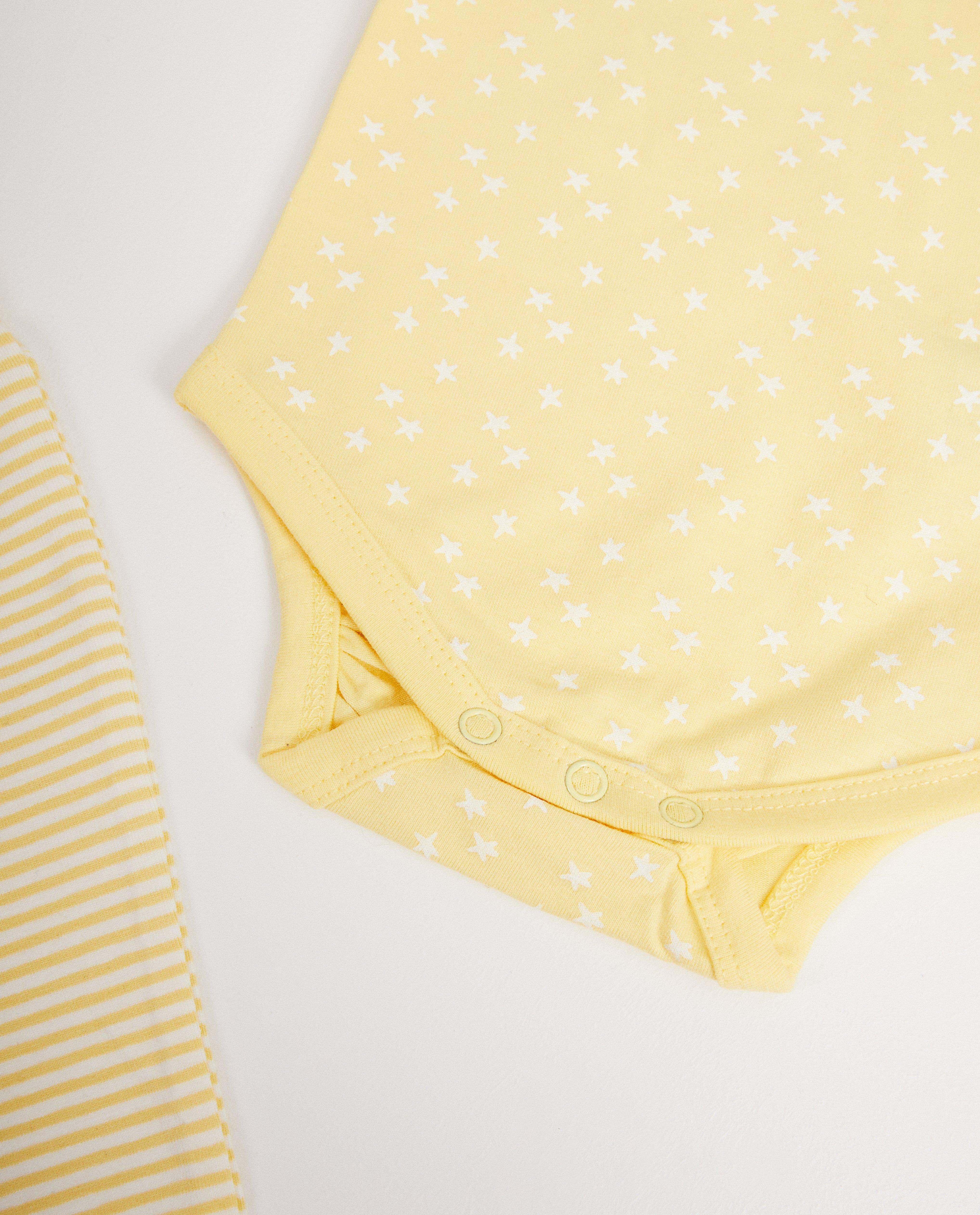 Ensembles - Set jaune en coton bio