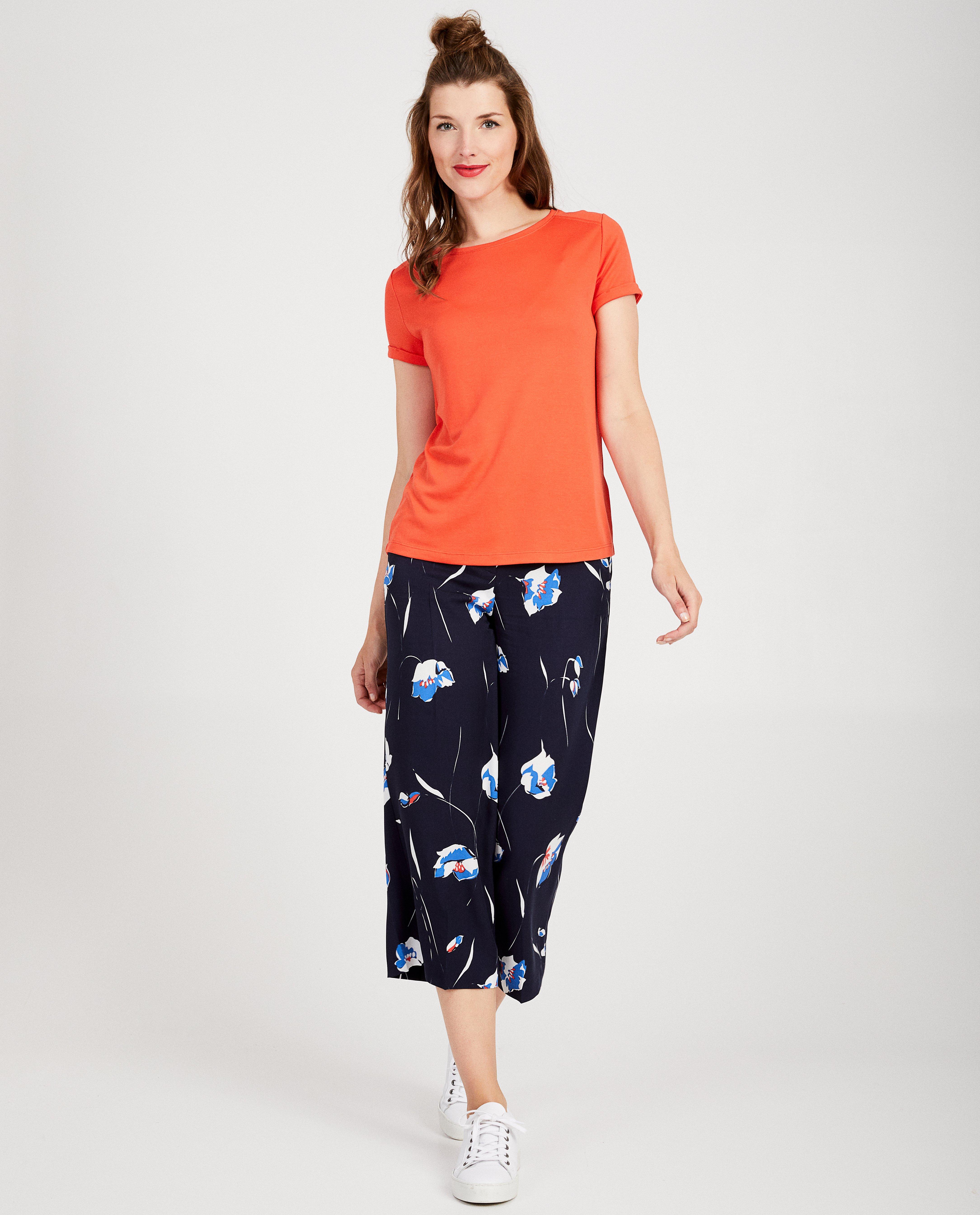 Jupe-culotte bleue Sora - imprimé intégral - Sora