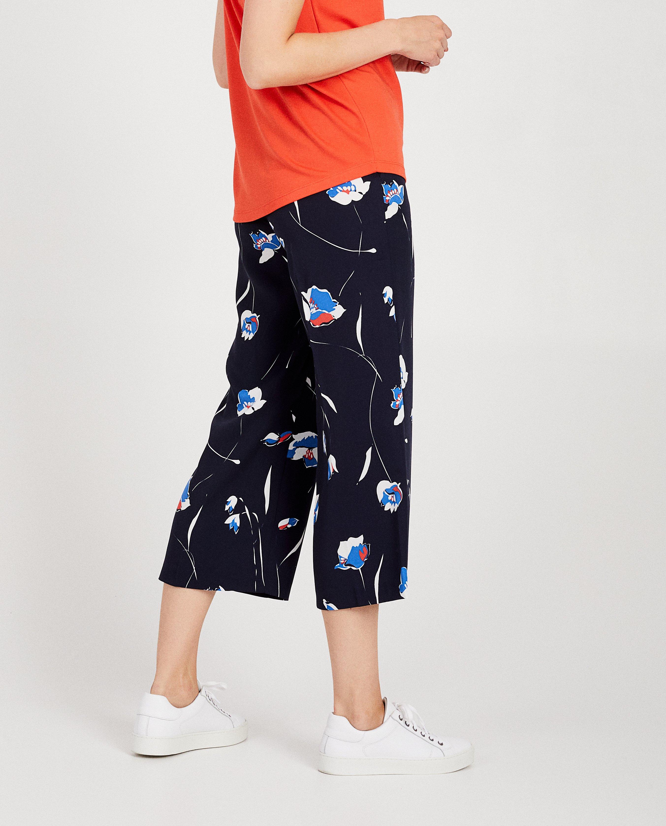 Pantalons - Jupe-culotte bleue Sora