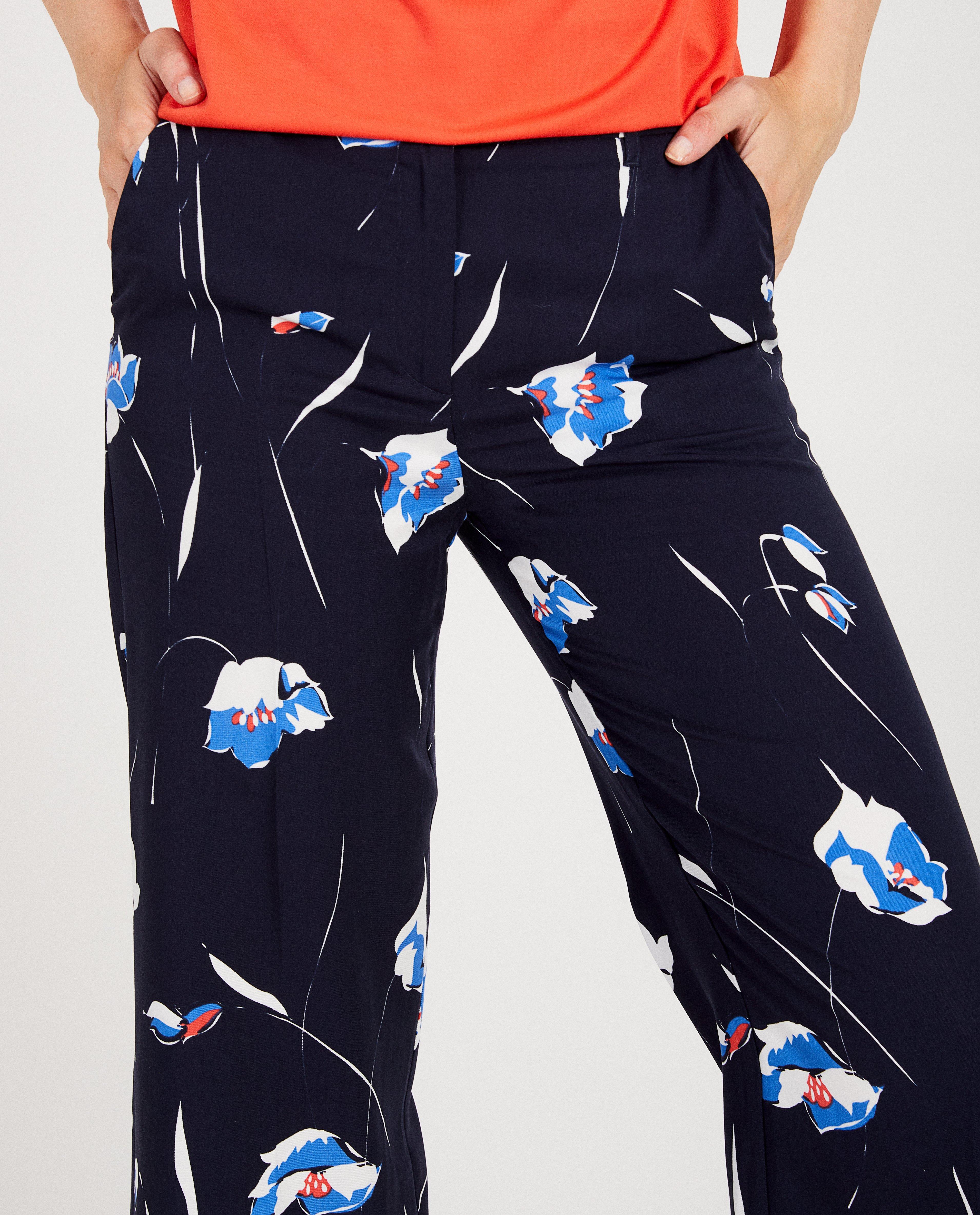 Pantalons - Jupe-culotte bleue Sora