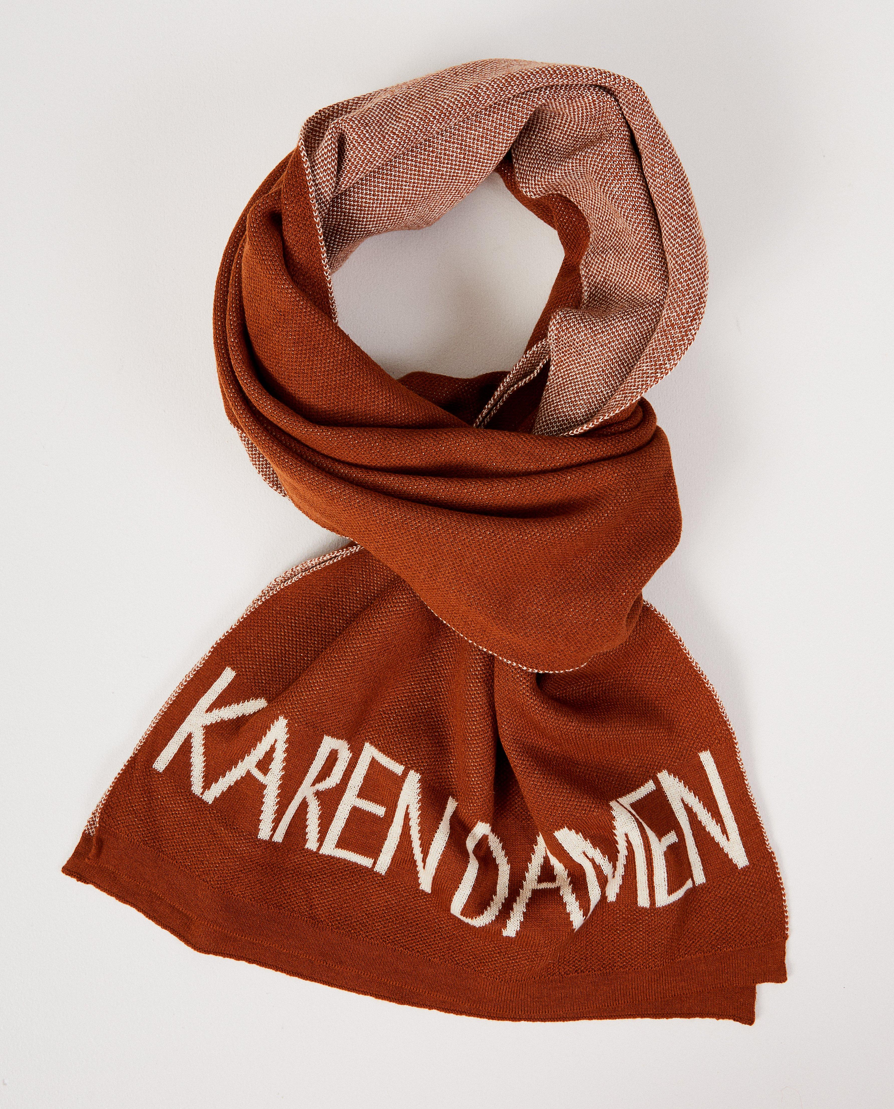 Breigoed - Roestbruine sjaal Karen Damen