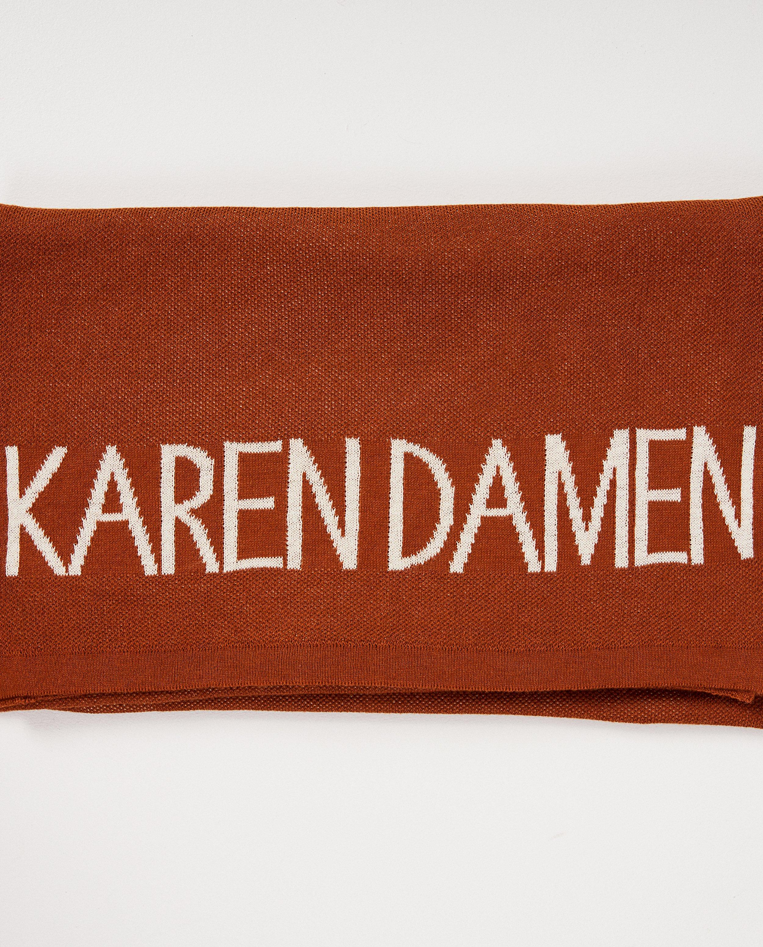 Breigoed - Roestbruine sjaal Karen Damen