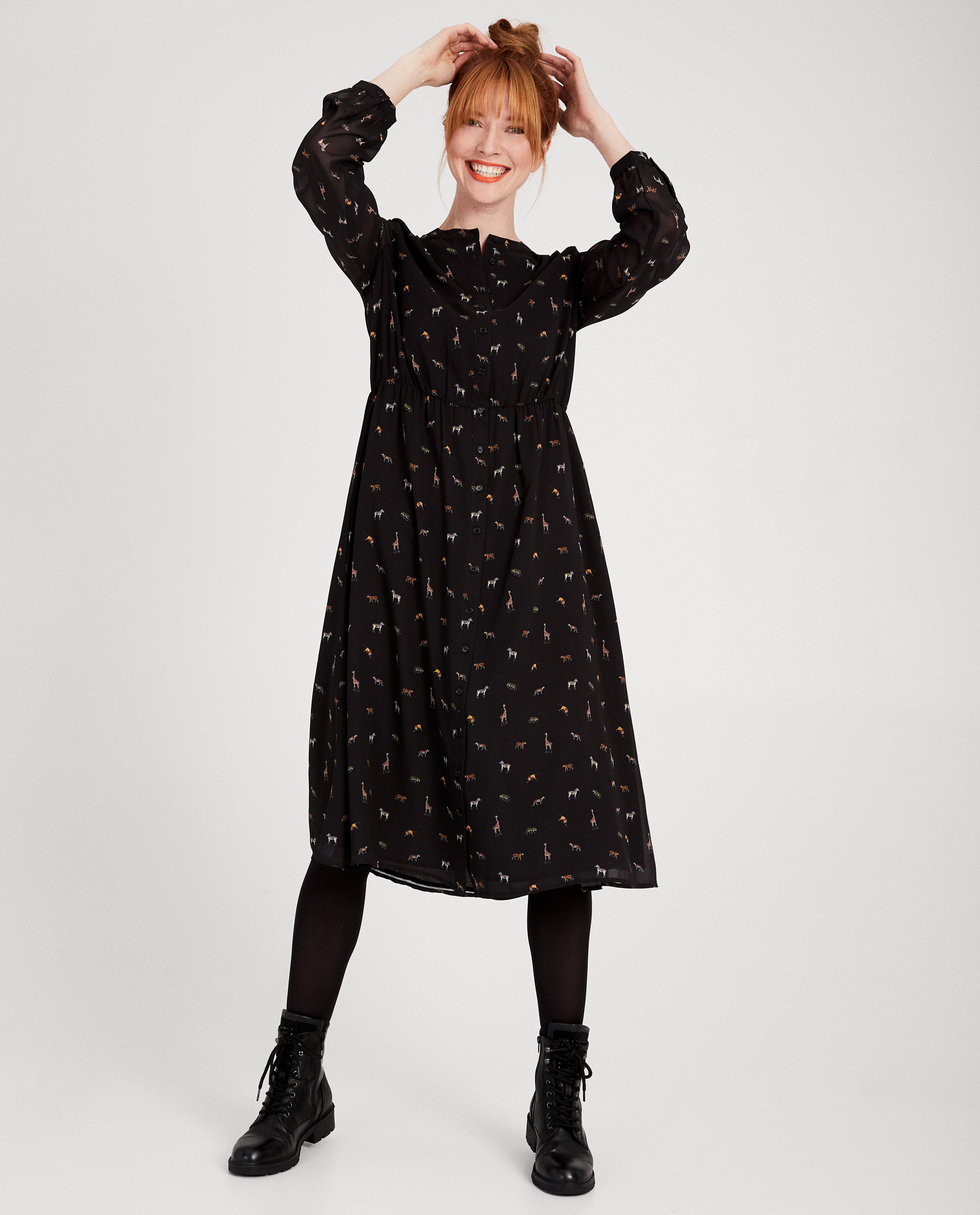 Kleedjes - Jurk van gerecycleerd polyester
