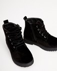 Chaussures - Bottes noires en velours, 27-32