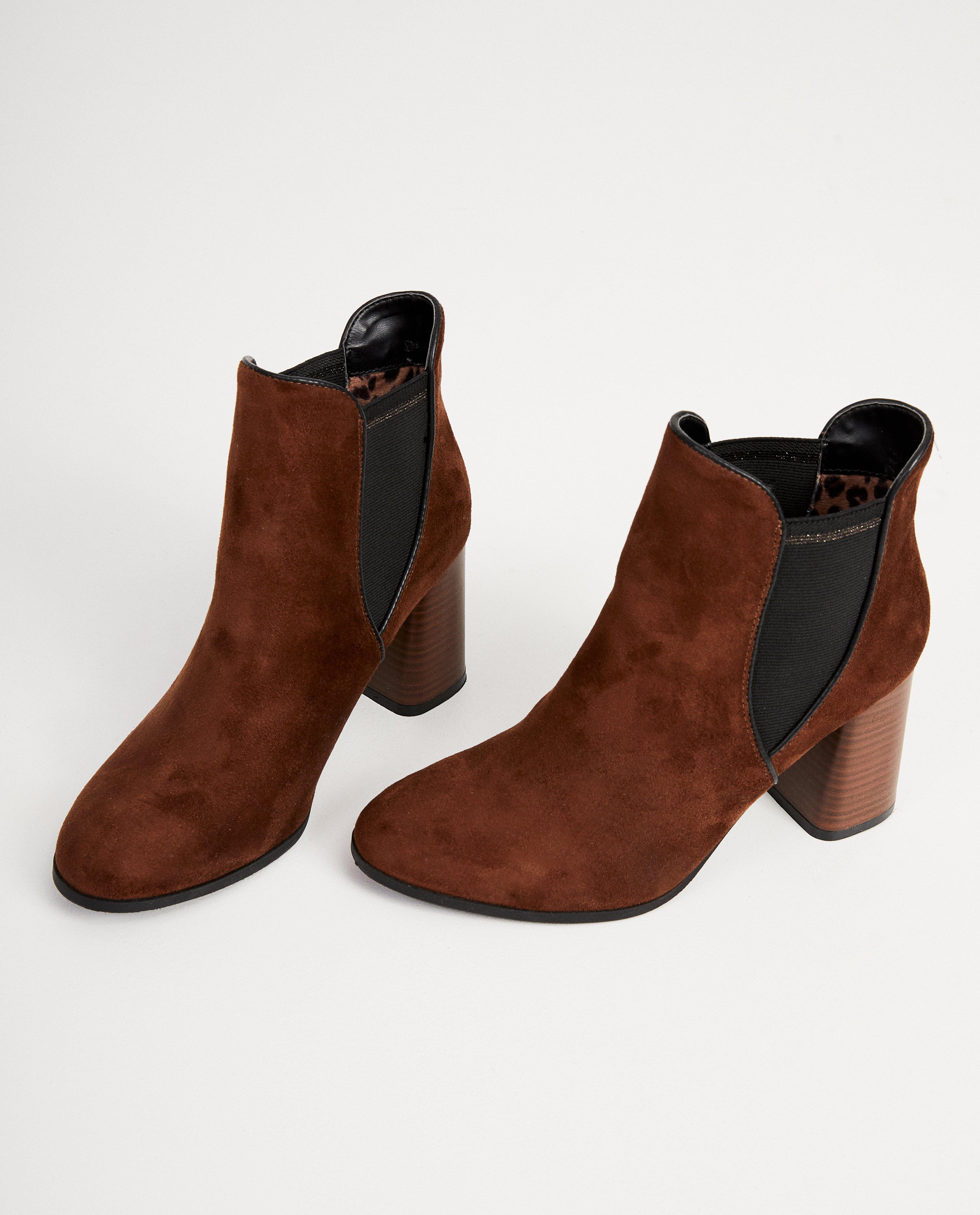 Schoenen - Bruine laarsjes van suède Sora