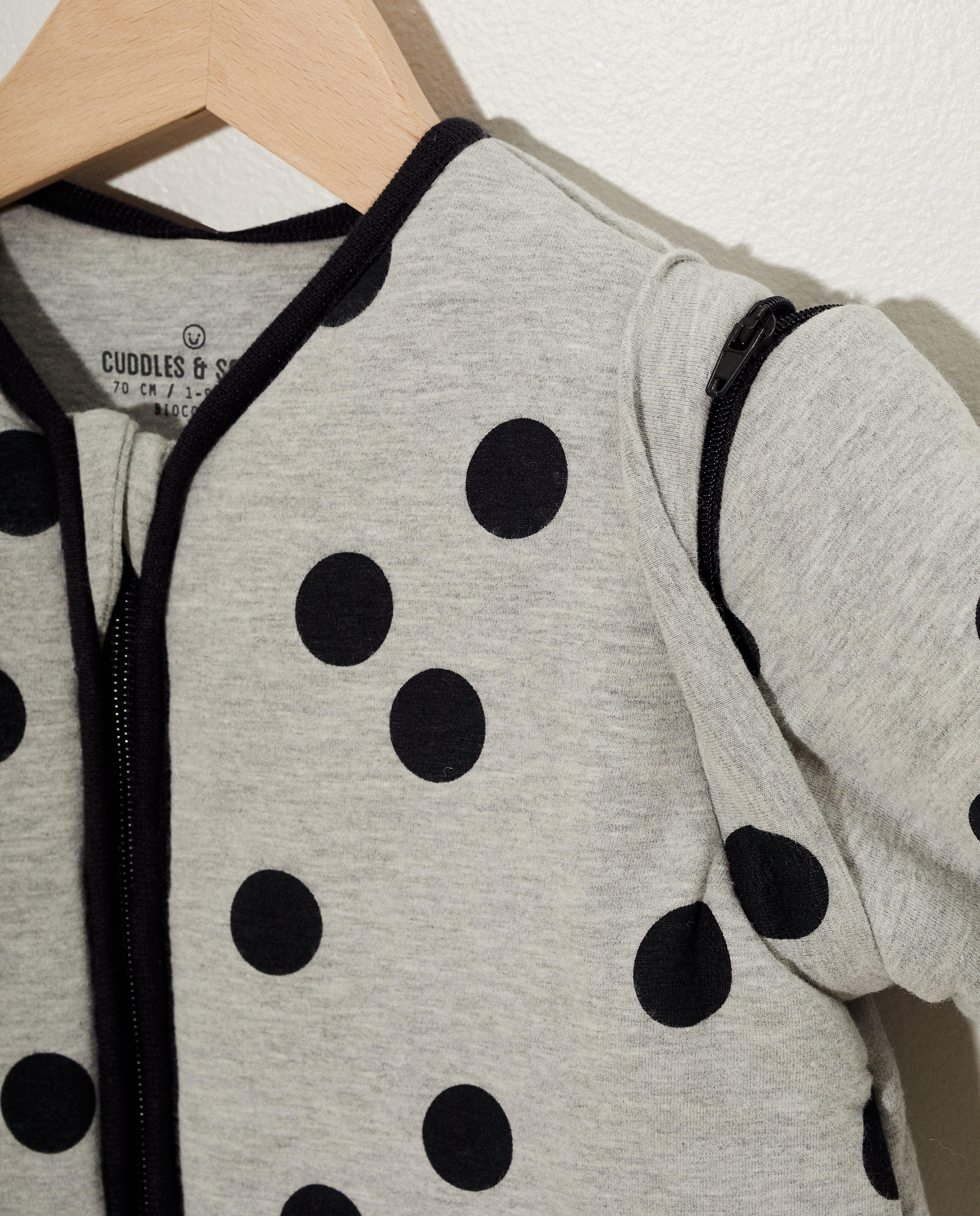 Accessoires pour bébés - Sac de couchage gris en coton bio