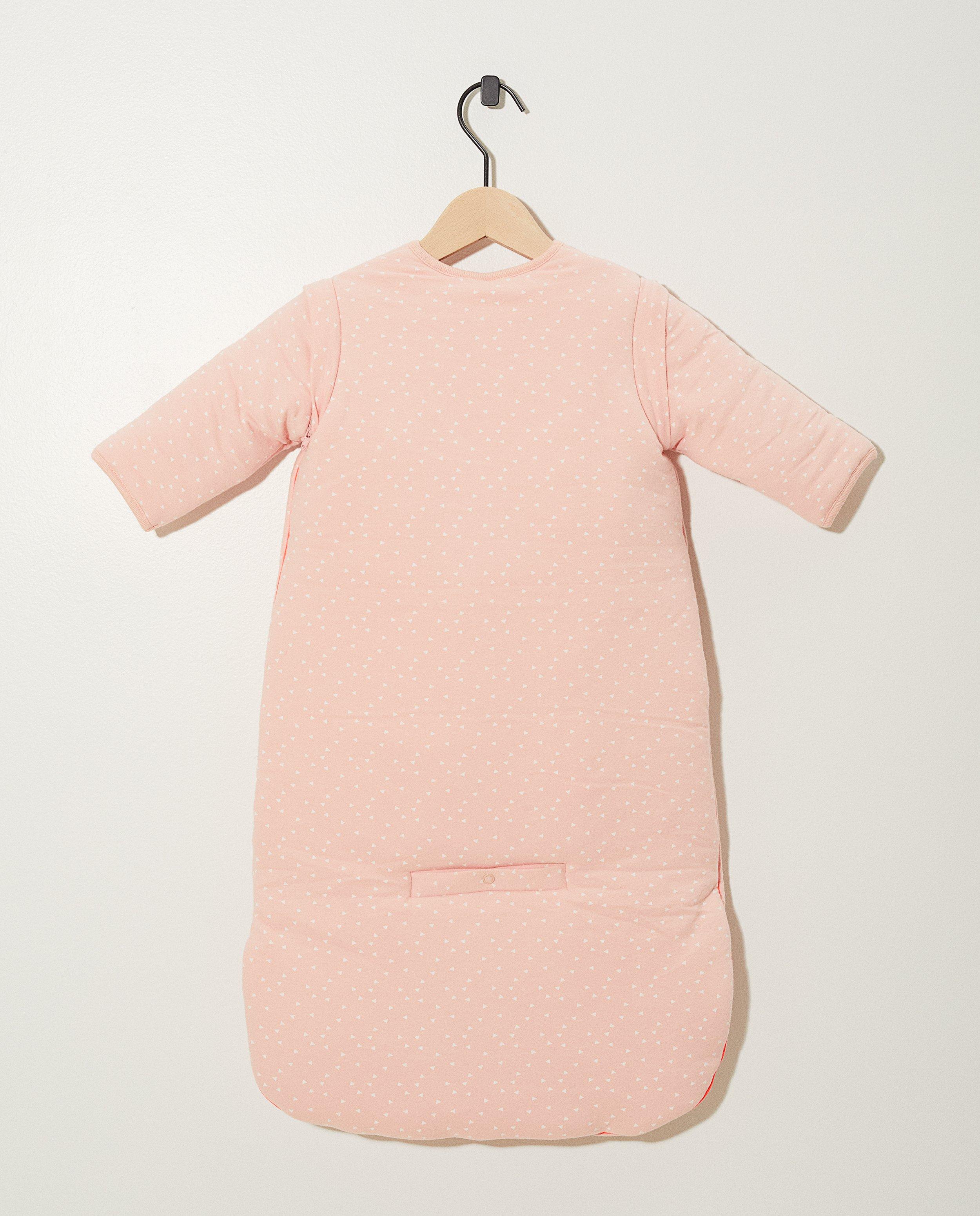 Babyspulletjes - Roze slaapzak van biokatoen