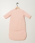 Accessoires pour bébés - Sac de couchage rose en coton bio