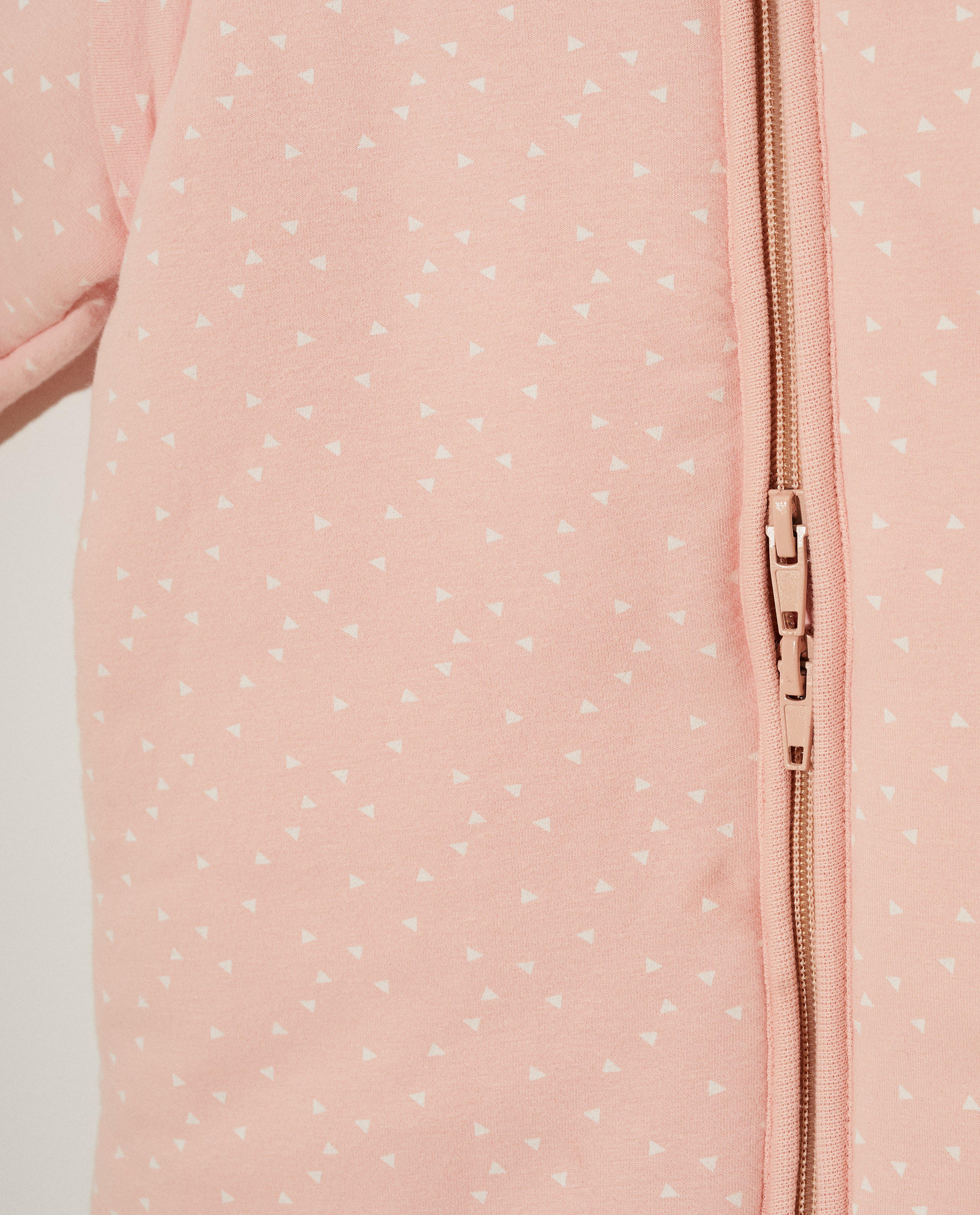 Accessoires pour bébés - Sac de couchage rose en coton bio
