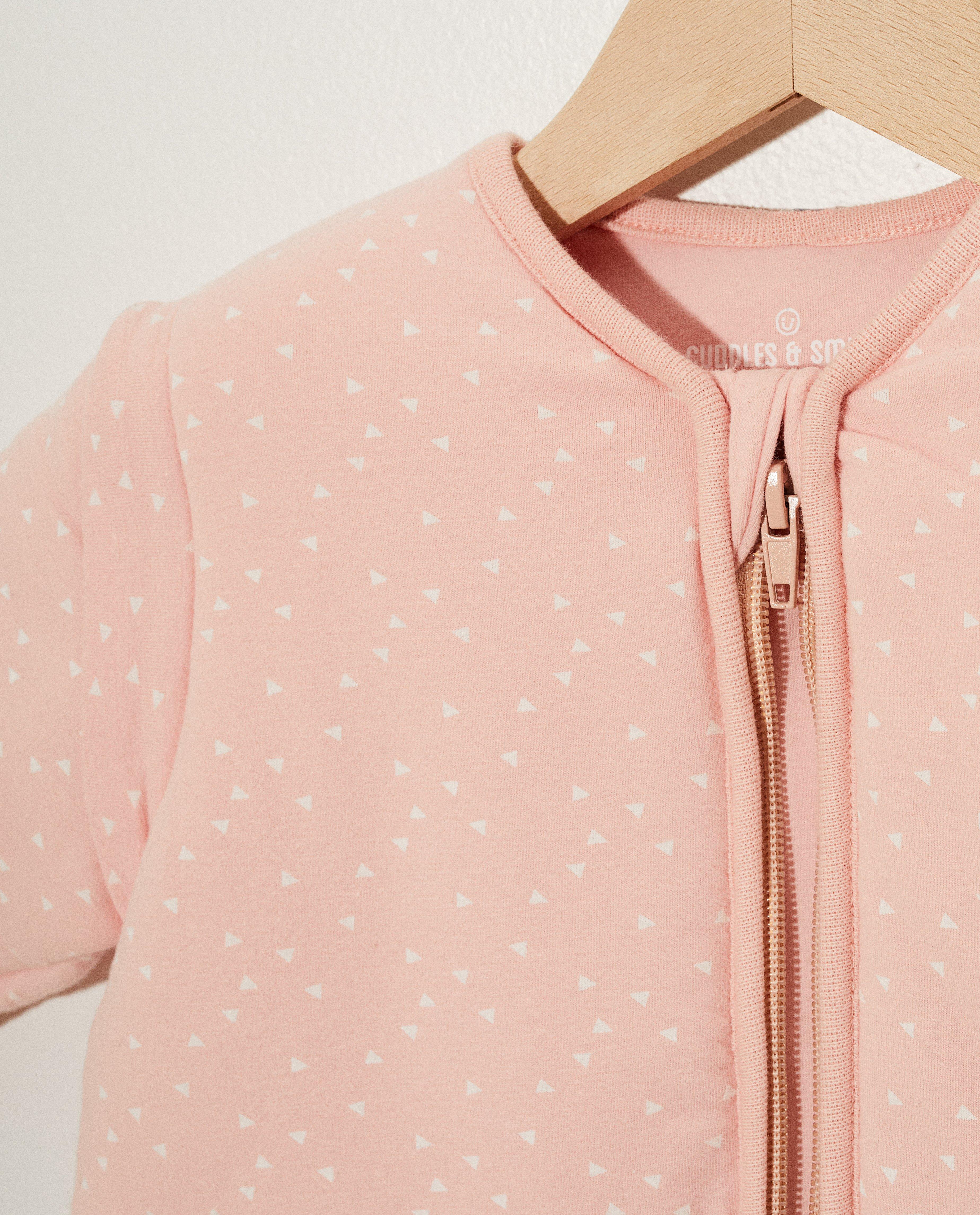 Babyspulletjes - Roze slaapzak van biokatoen