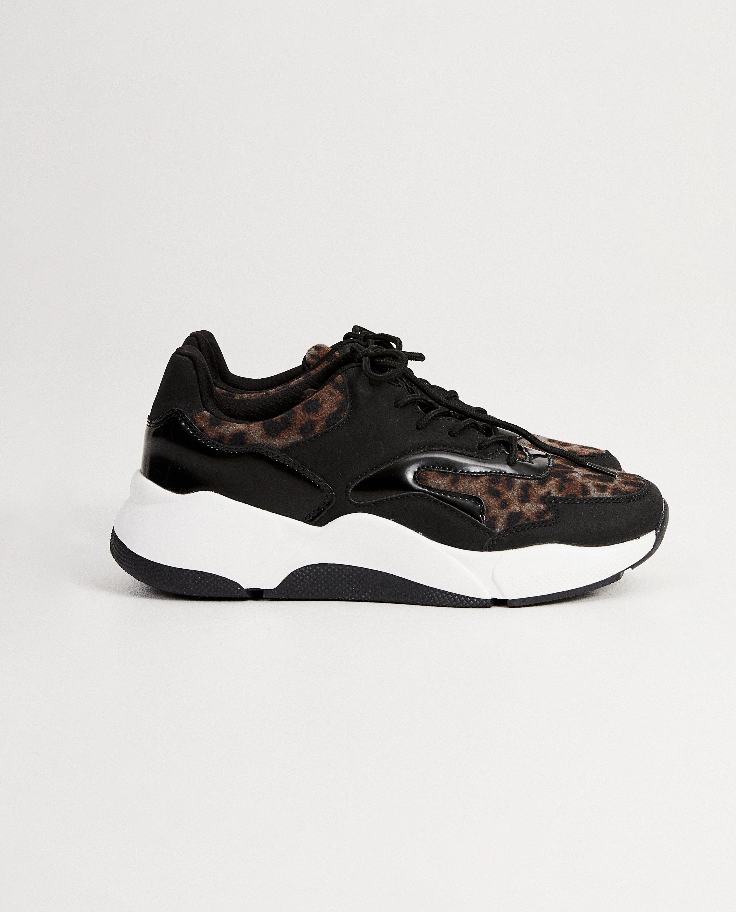 Zwarte sneakers Sora - met dierenprint - Sora