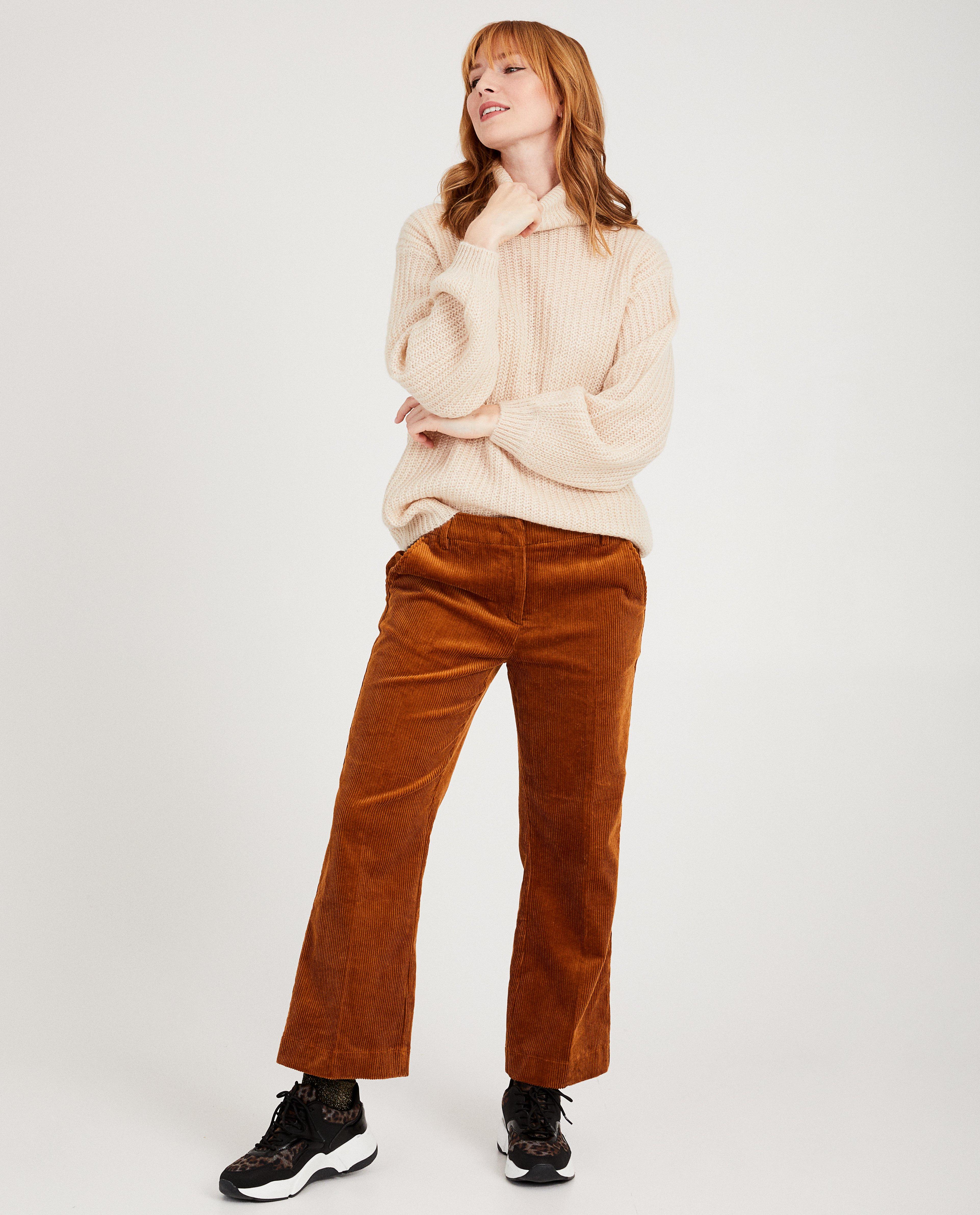 Witte gebreide trui Karen Damen - cosy & comfy - Karen Damen