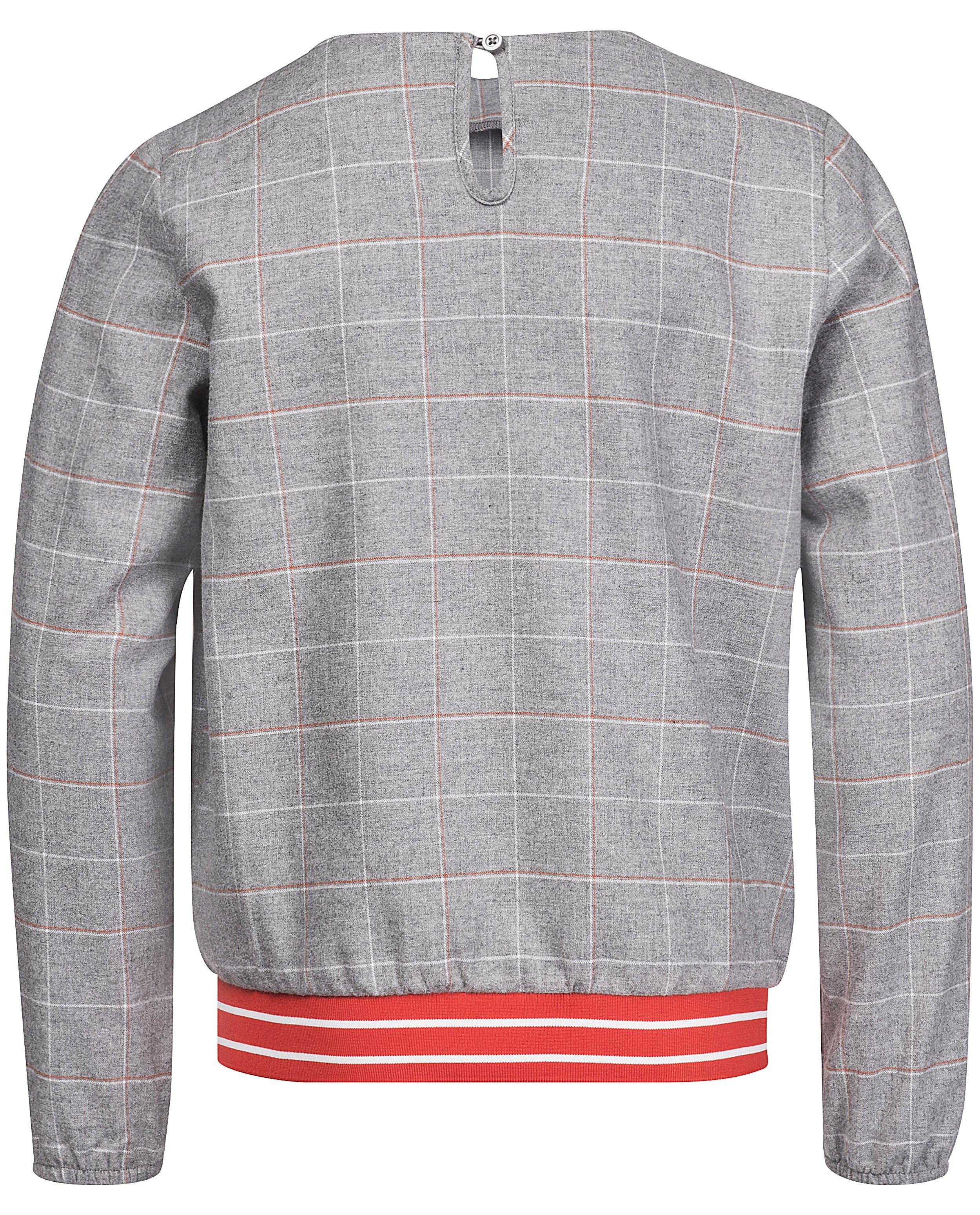 Hemden - Grijze blouse met ruit #LikeMe