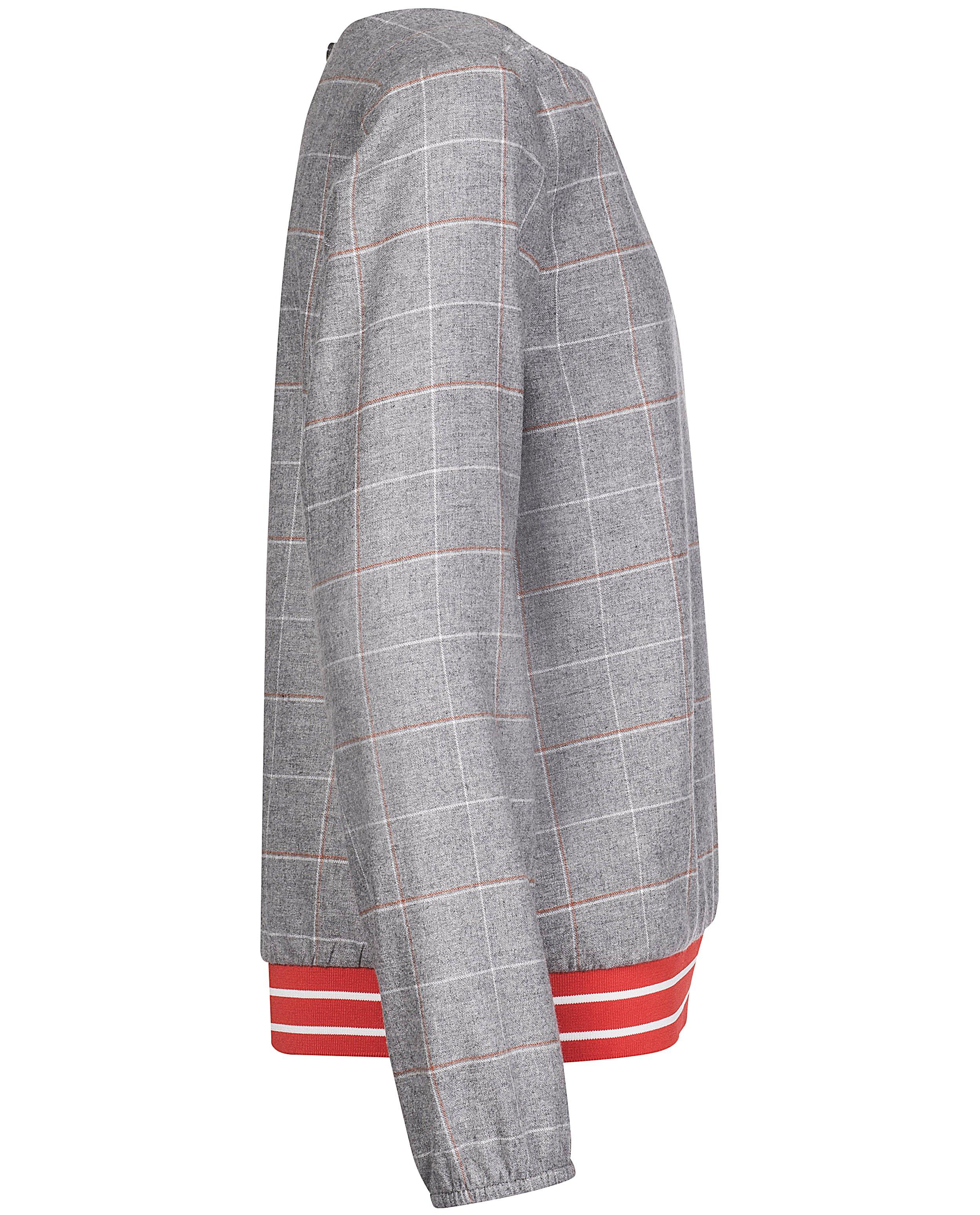 Hemden - Grijze blouse met ruit #LikeMe
