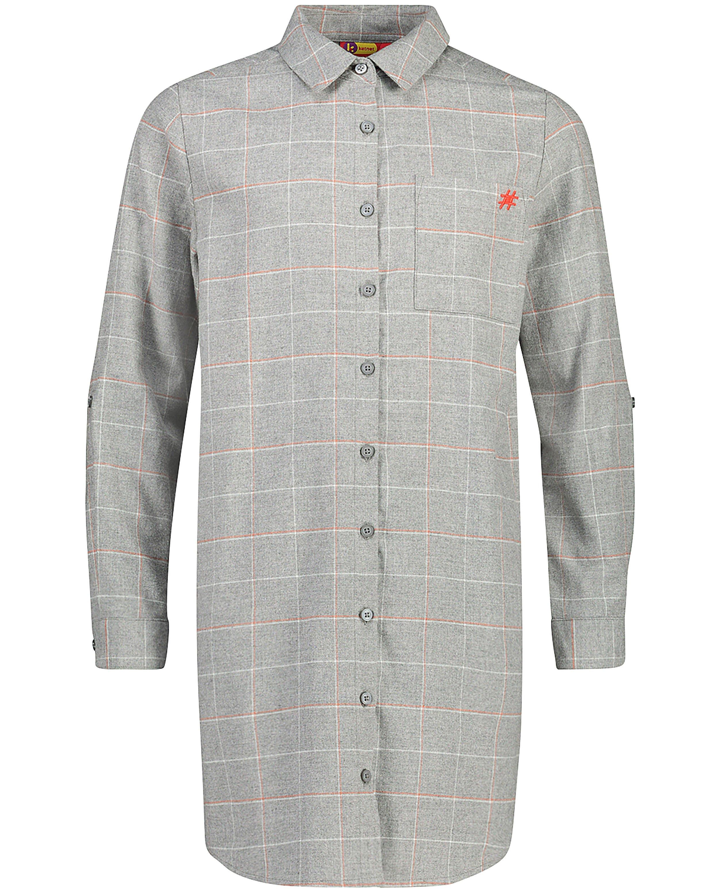 Robes - Robe grise #LikeMe, carreaux