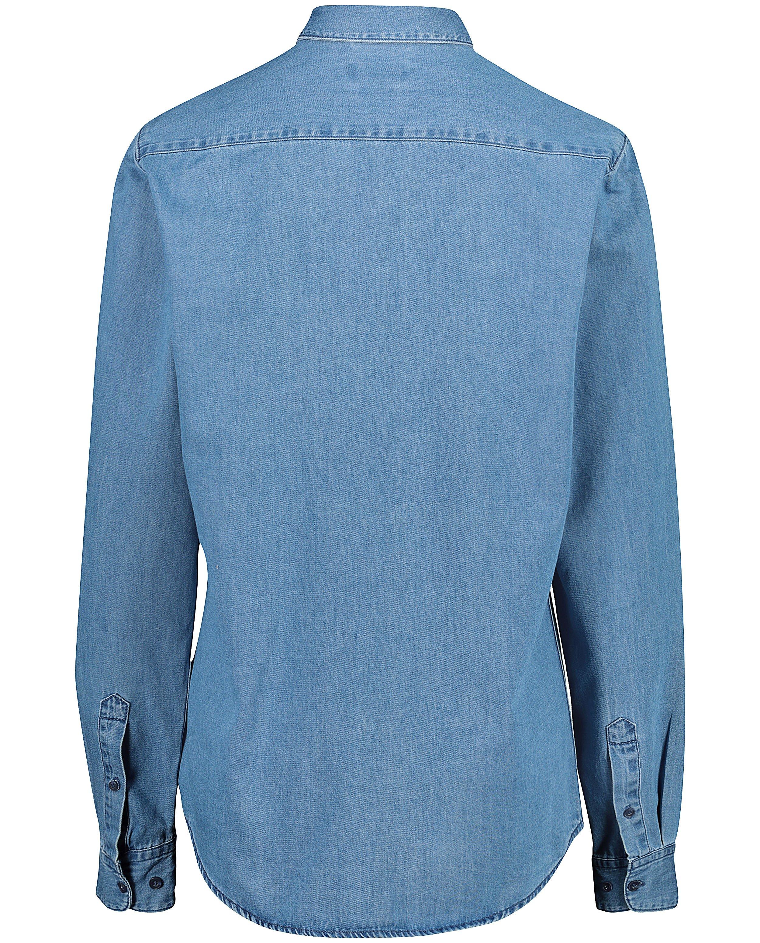 Hemden - Blauw hemd van denim
