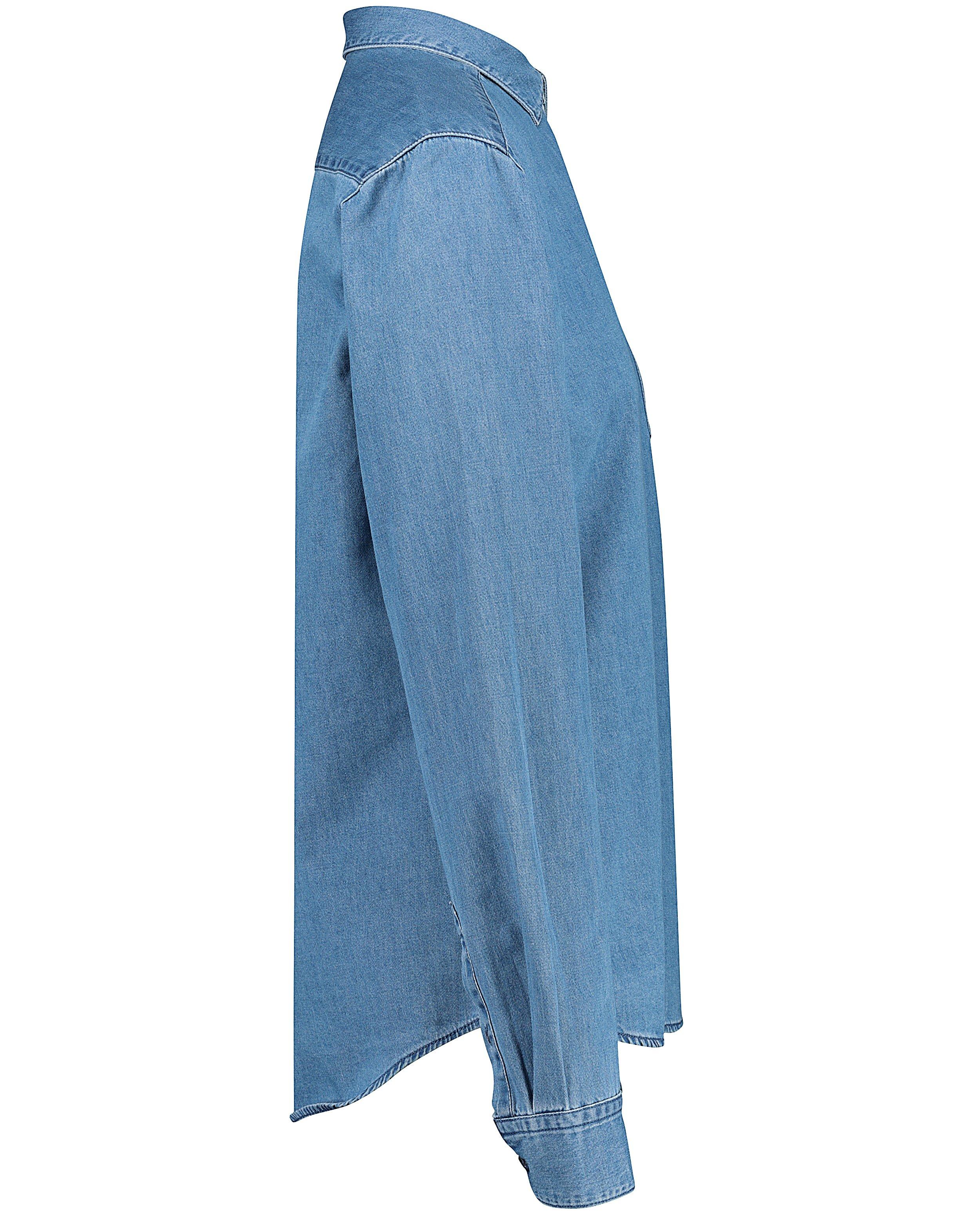 Hemden - Blauw hemd van denim
