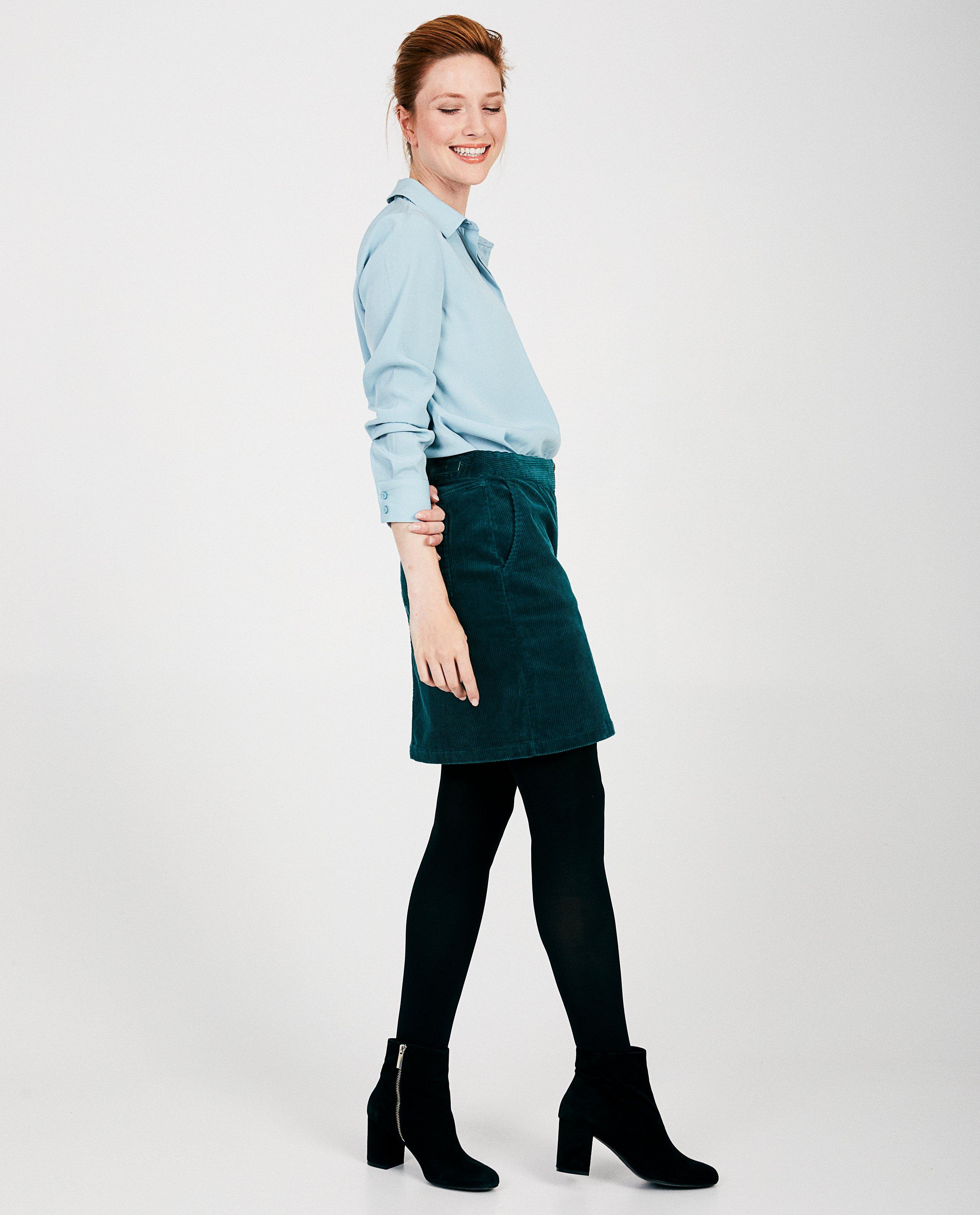 Lichtblauwe blouse Sora - hemdklaar - Sora
