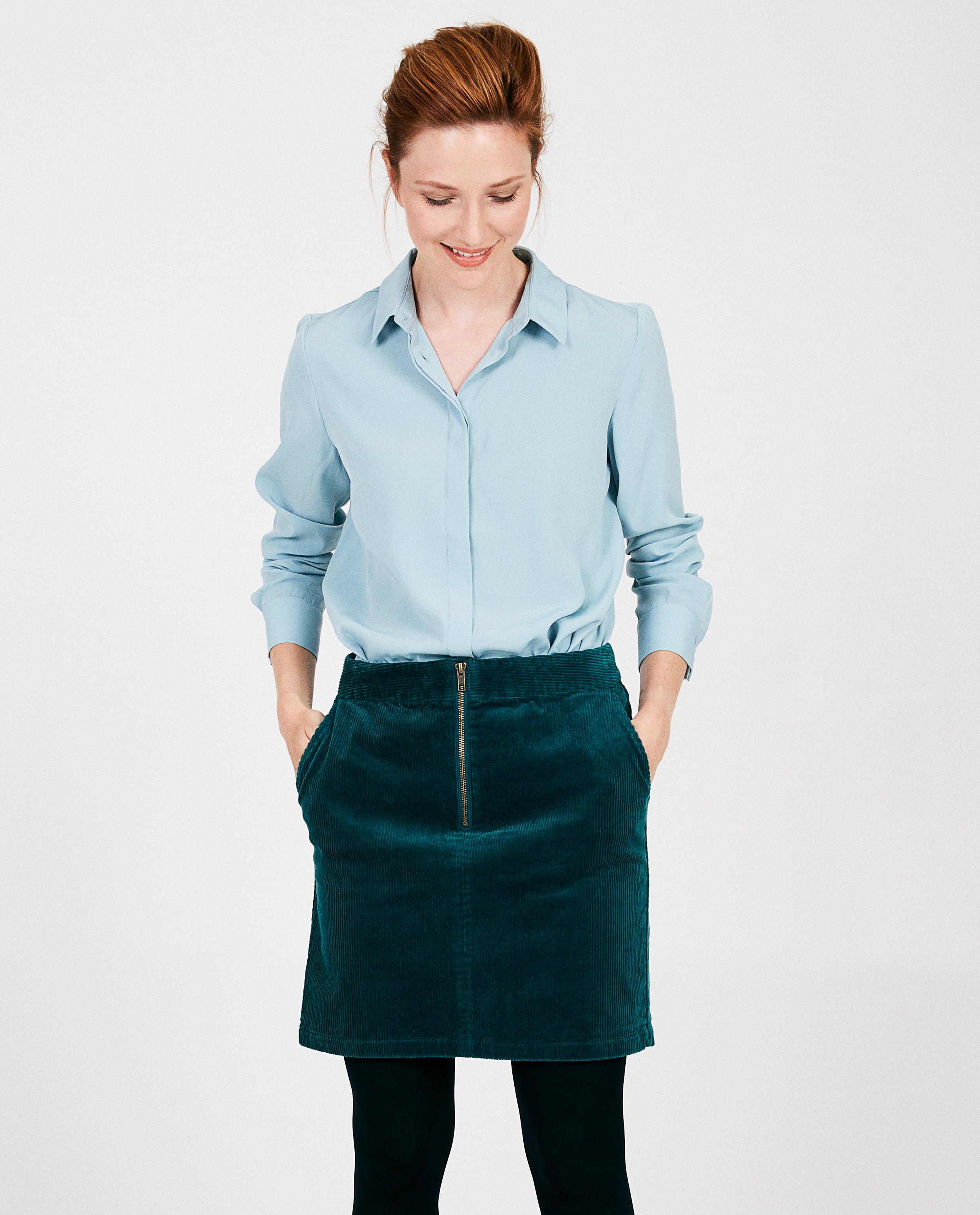 Hemden - Lichtblauwe blouse Sora