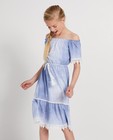 Kleedjes - Blauwe jurk met kant Ella Italia
