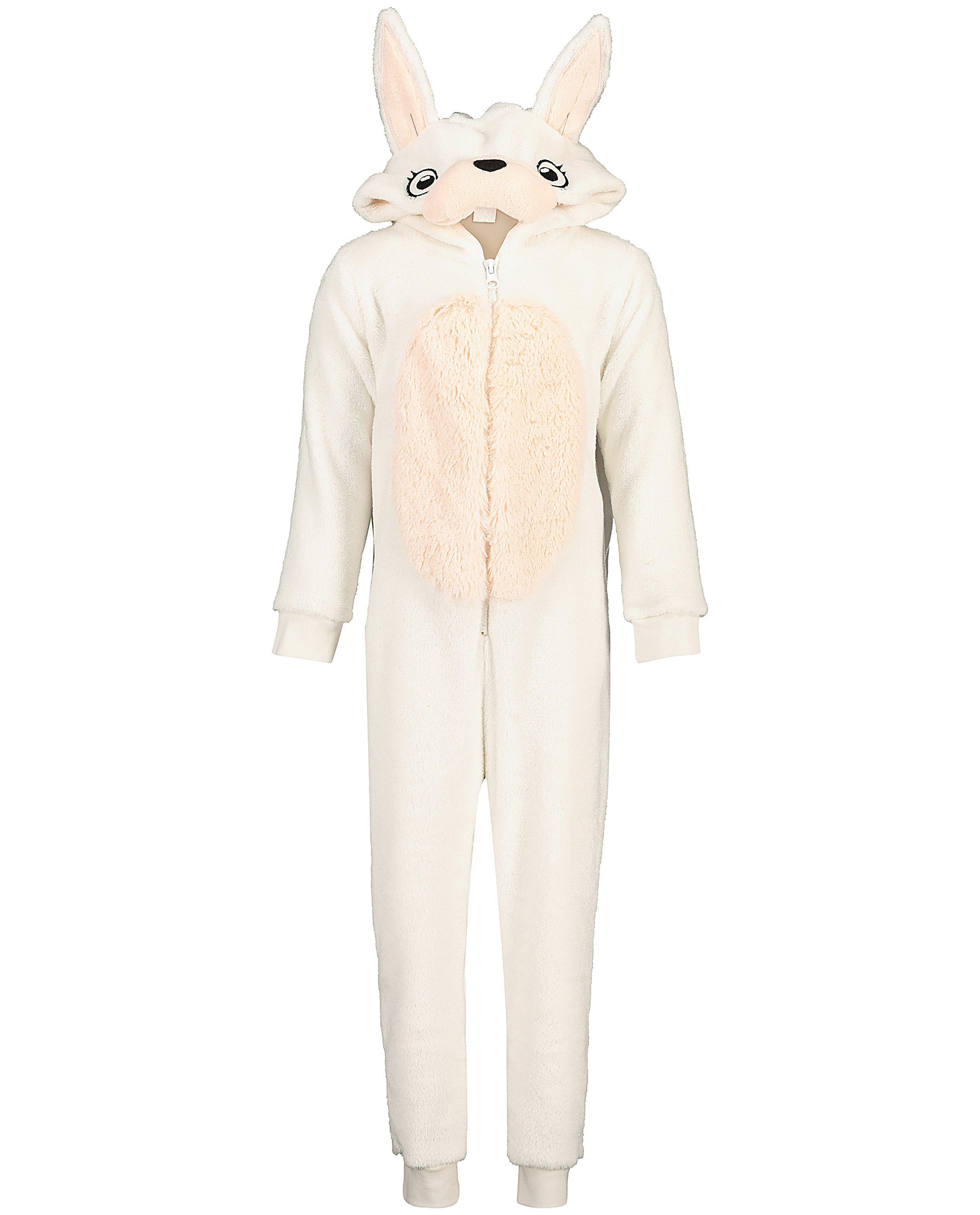 Witte konijnen onesie - faux-fur - JBC