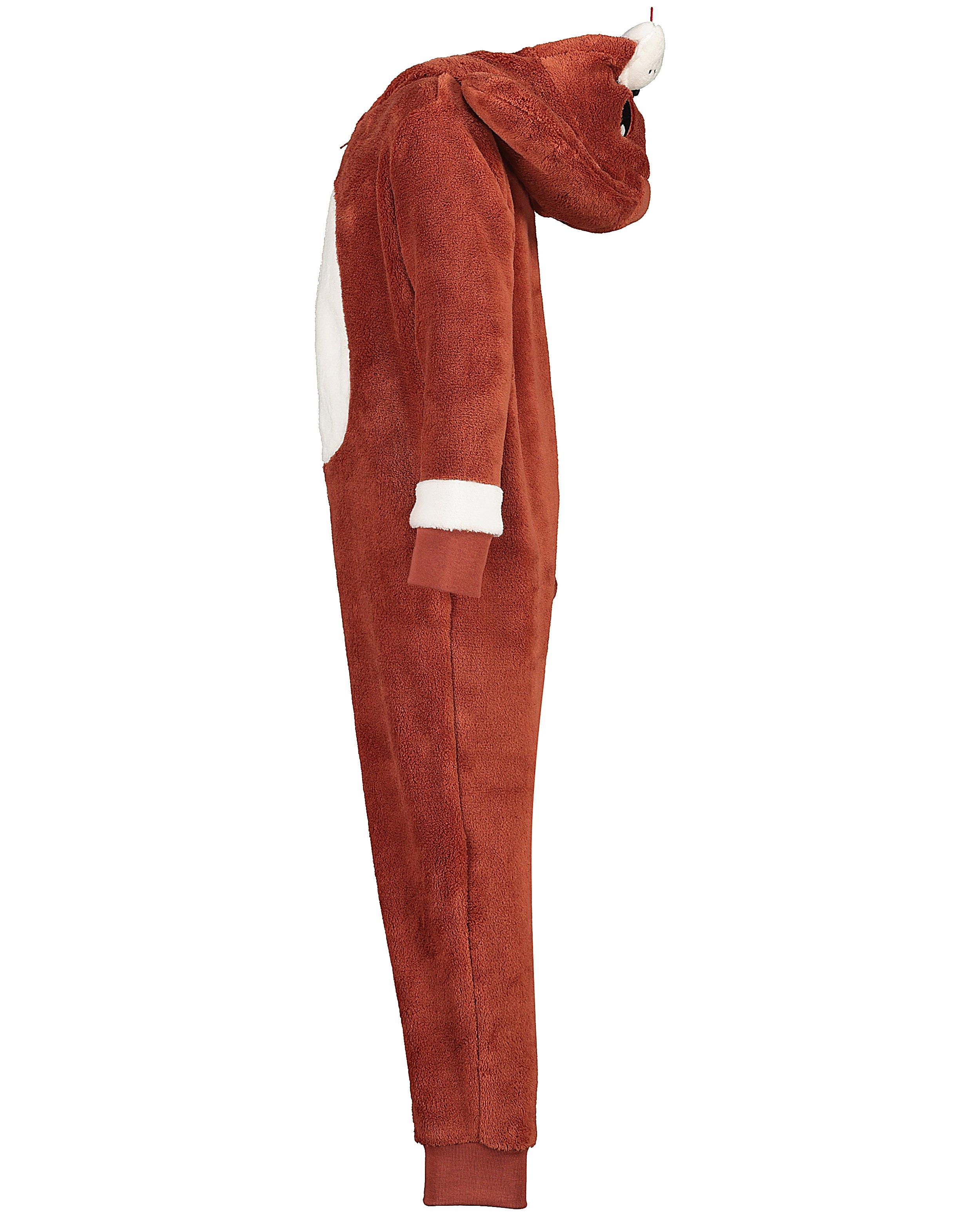Nachtkleding - Bruine hond onesie