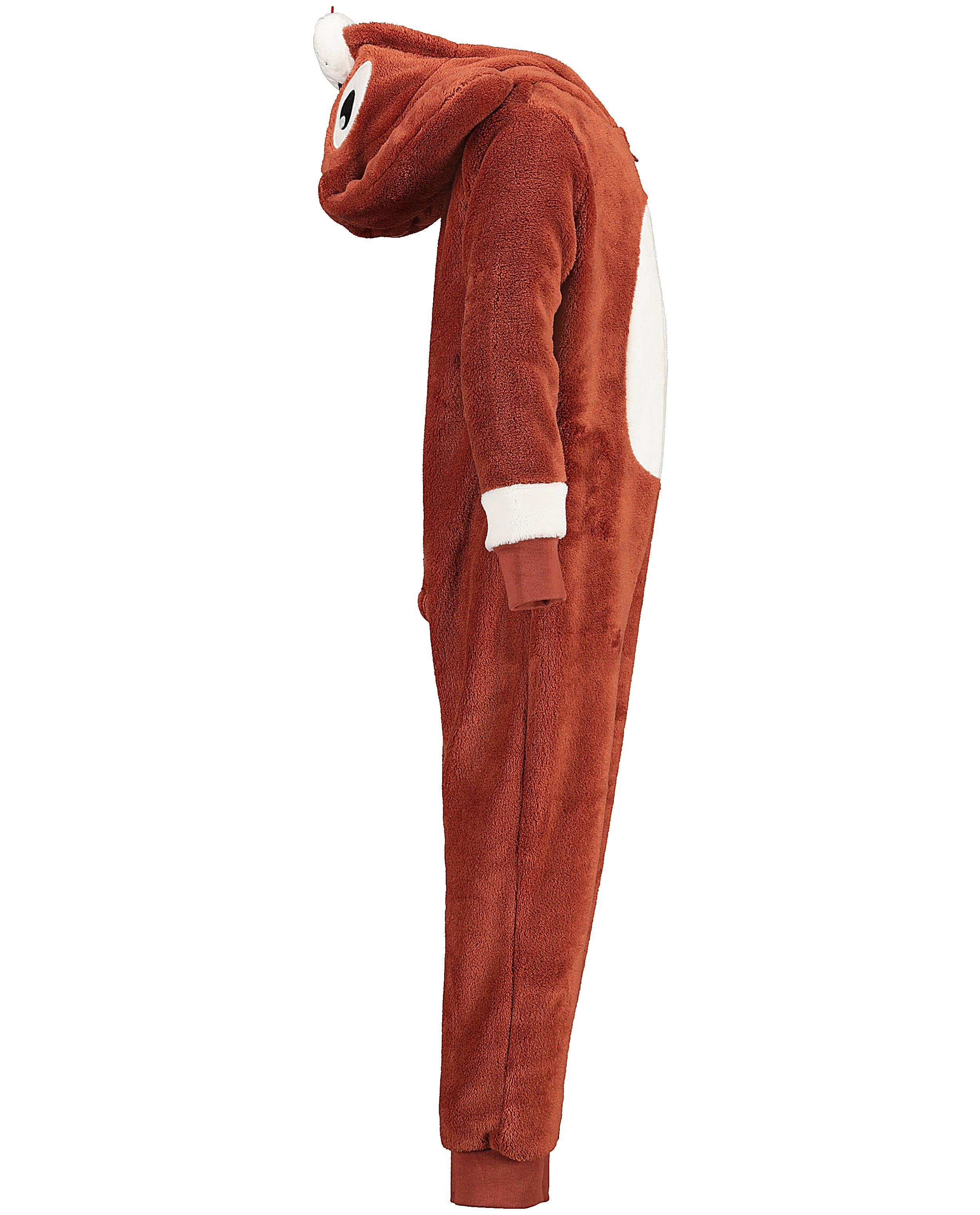 Nachtkleding - Bruine hond onesie