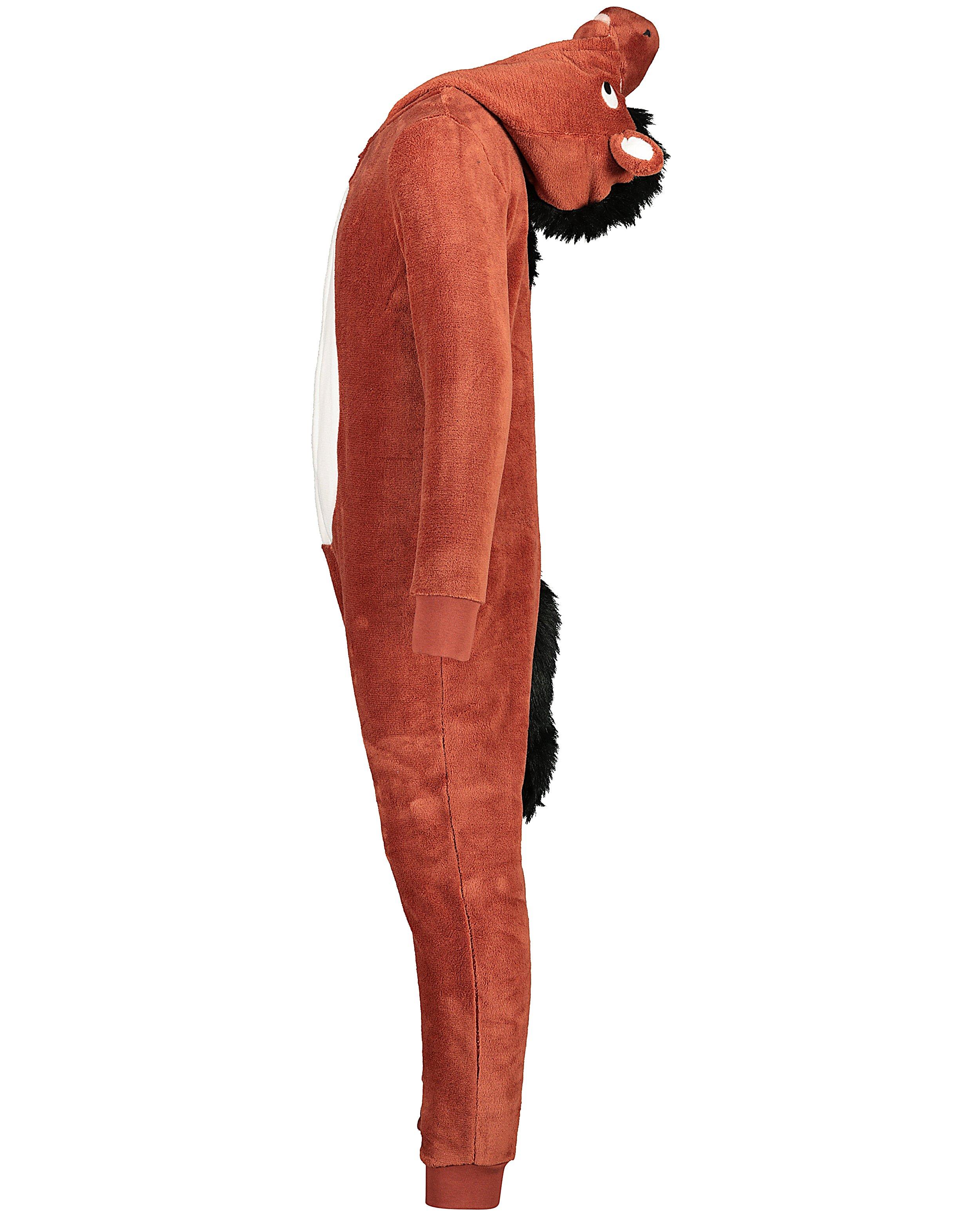 Pyjamas - Combinaison cheval brune