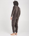 Nachtkleding - Donkergrijze egel onesie